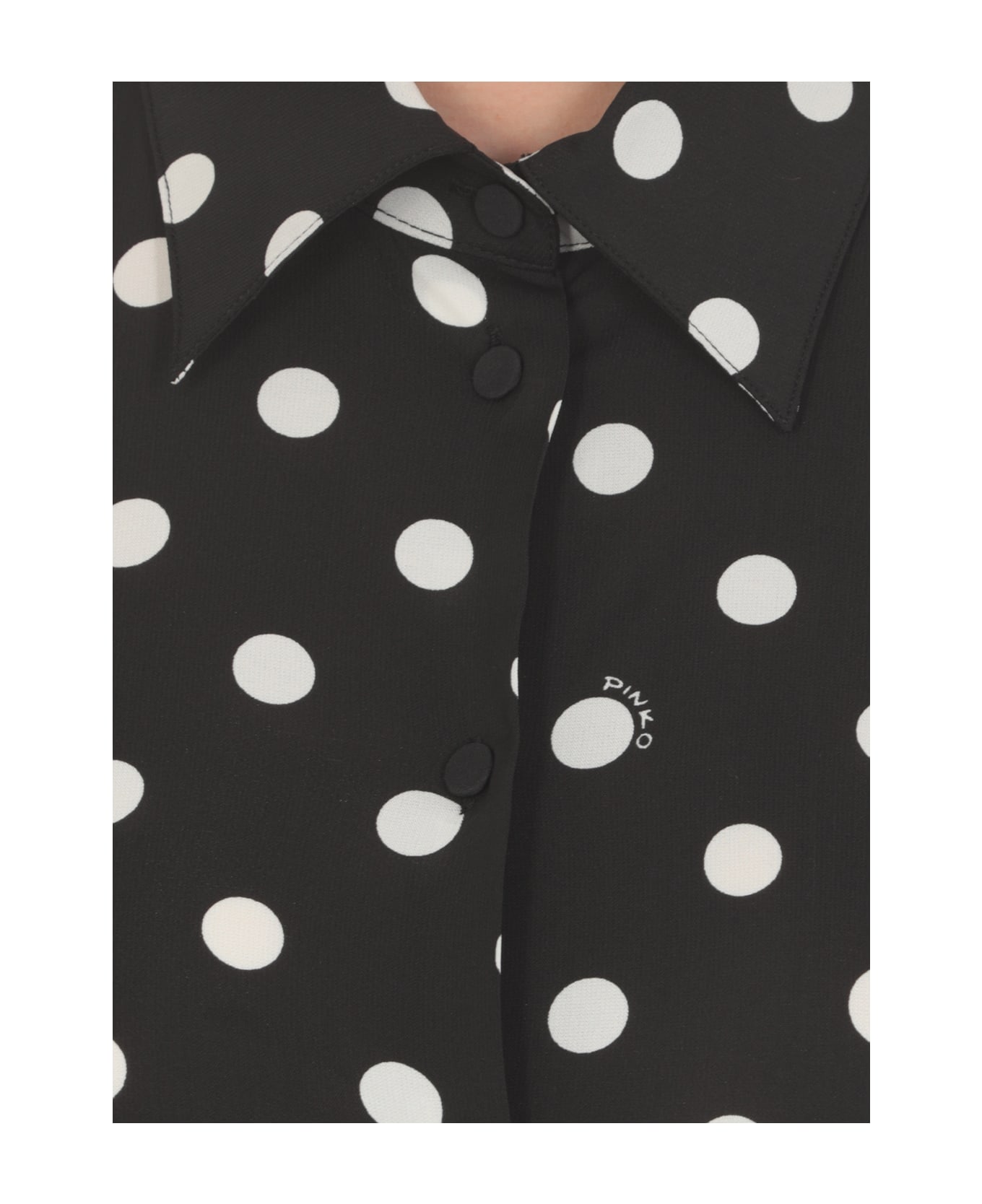 Pinko Polka Dots Shirt - Black シャツ