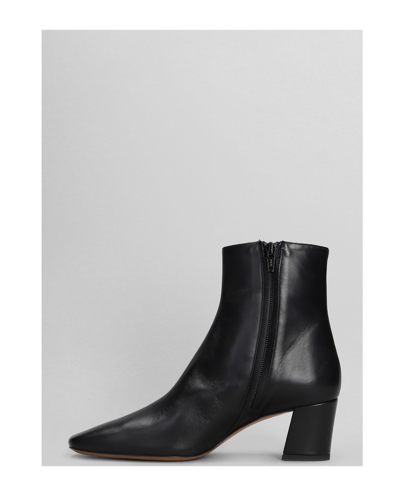 Fabio Rusconi High Heels Ankle Boots In Black Leather - black