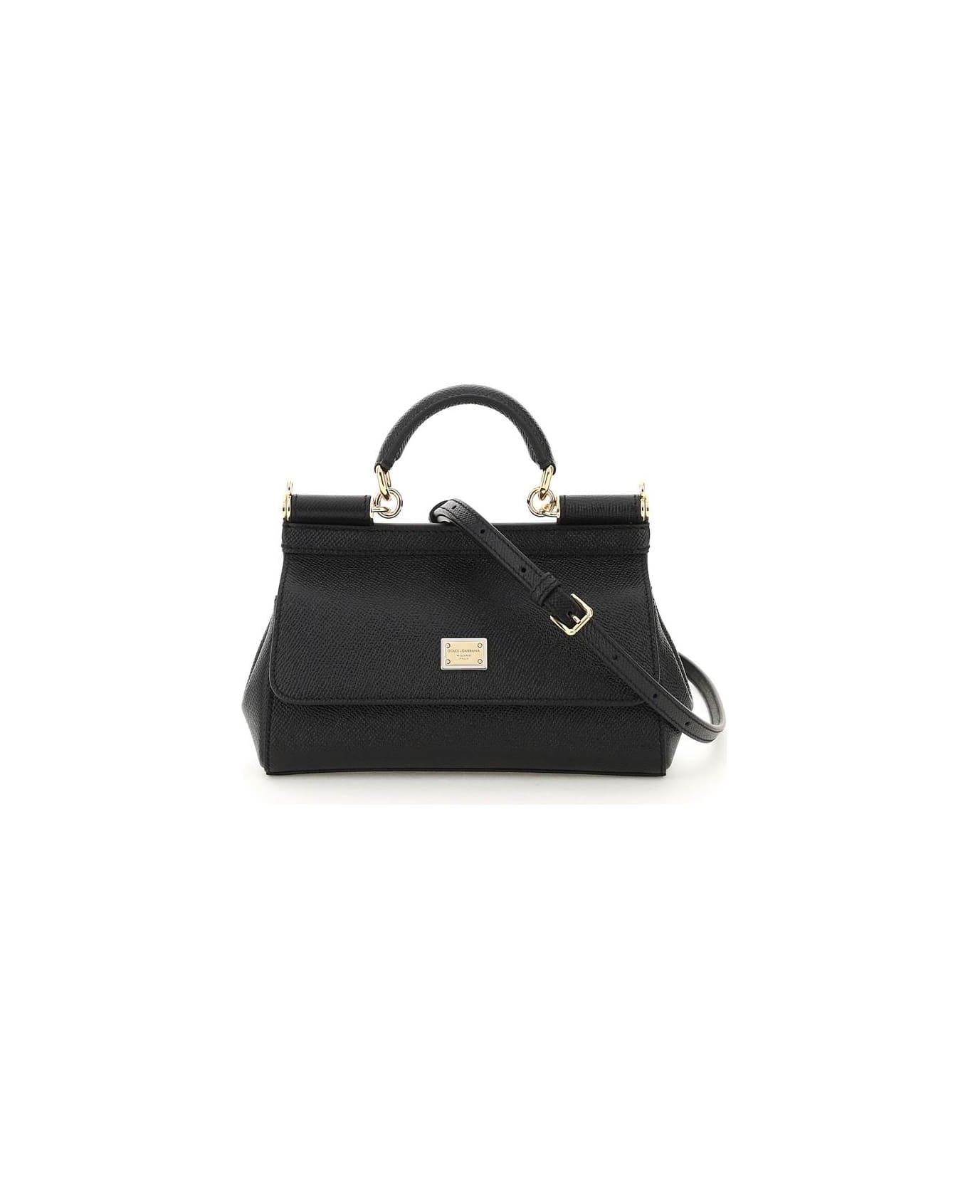 Dolce & Gabbana Sicily Small Handbag - Black