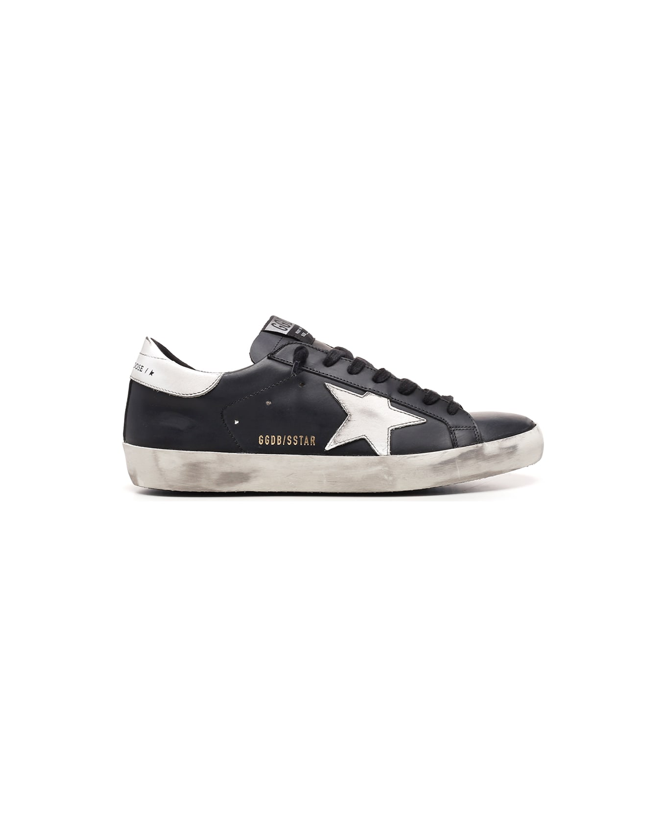 Golden Goose Black Super Star Sneakers - Black