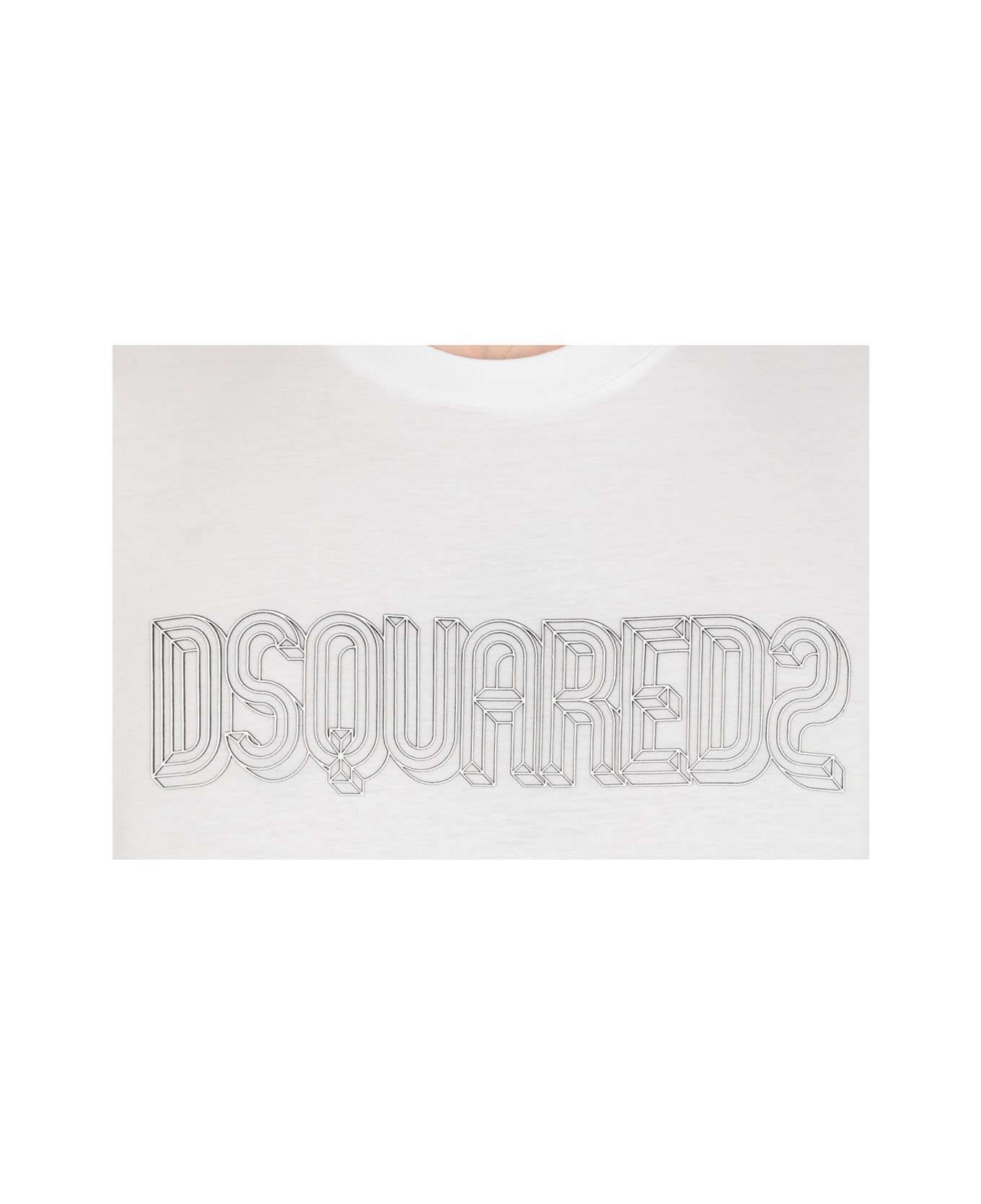 Dsquared2 Logo Cotton T-shirt - White