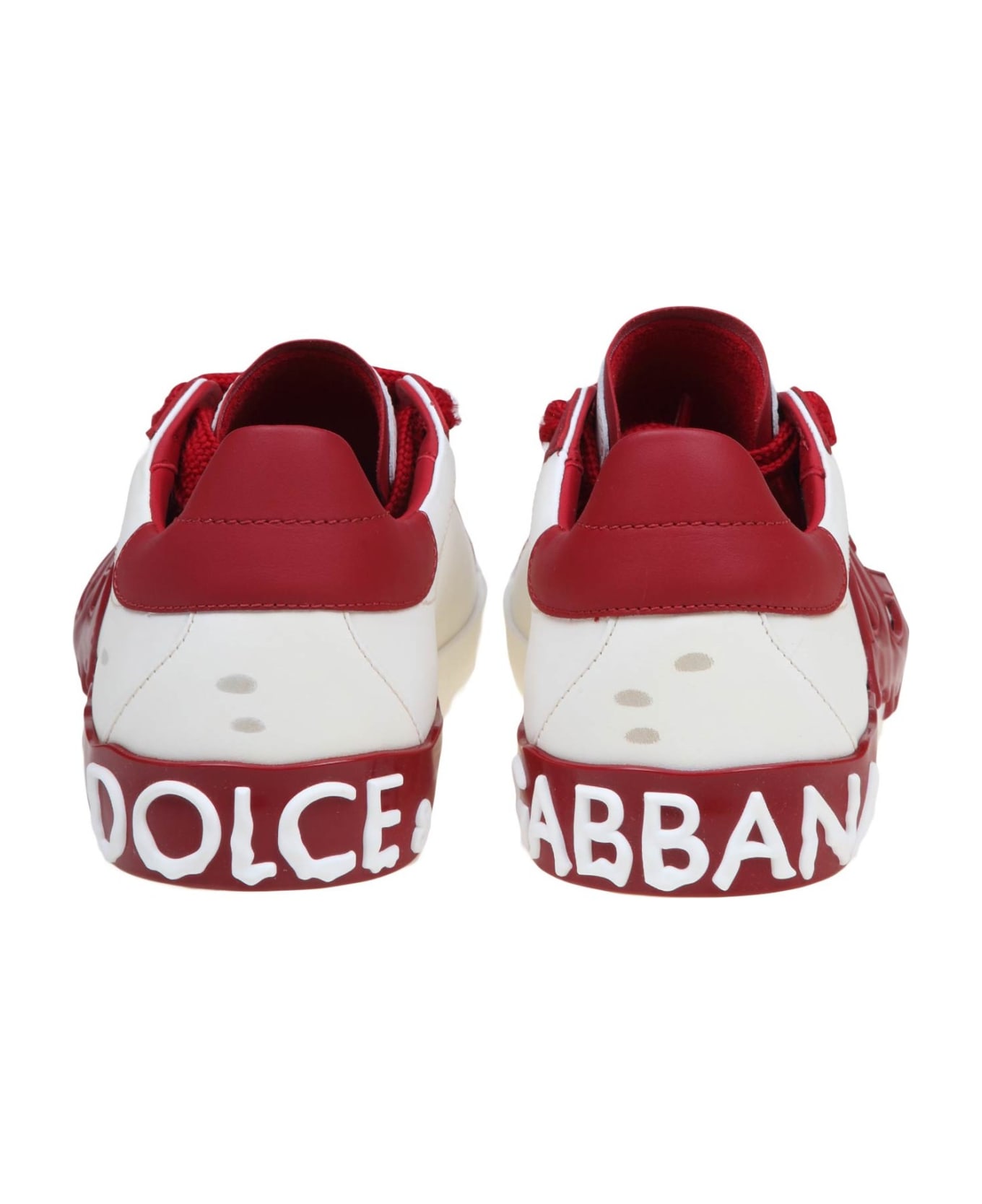Dolce & Gabbana 'portofino Vintage' Sneakers - WHITE