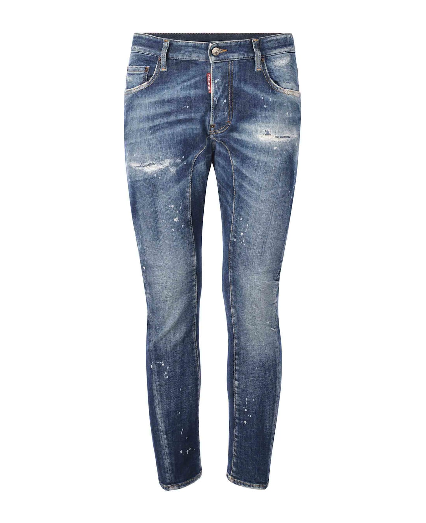 Dsquared2 Jeans Dsquared2 "tidy Biker" Made Of Denim - Denim azzurro