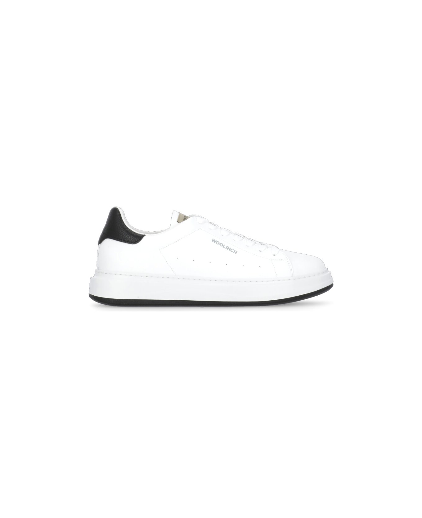 Woolrich Leather Sneakers - Bianco