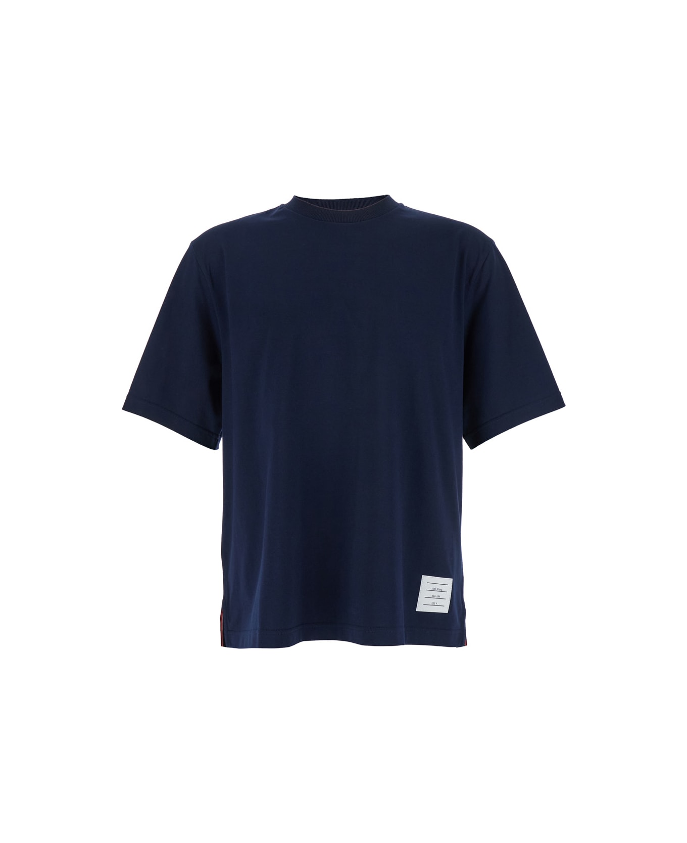 Thom Browne 
rwb Knit Trim
 T-shirt - Blu