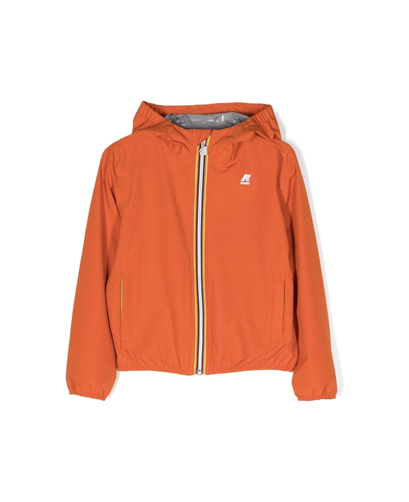 K-Way Jacket With Hood - Orange コート＆ジャケット