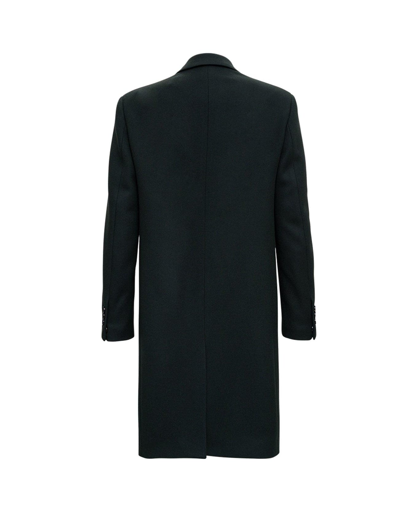 Bottega Veneta Double Breasted Coat - GREEN