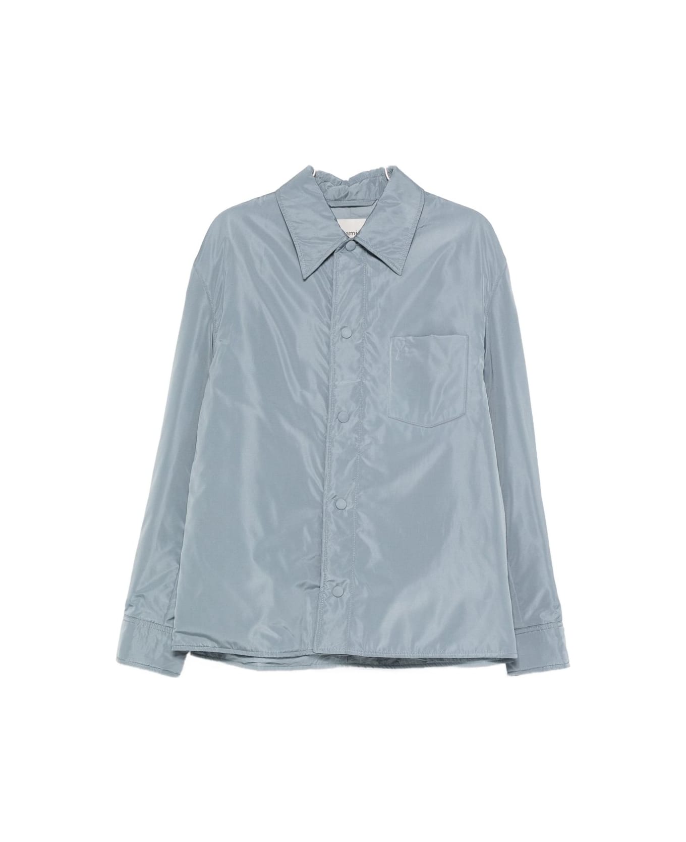 Ami Alexandre Mattiussi Nylon Overshirt - Clear Blue