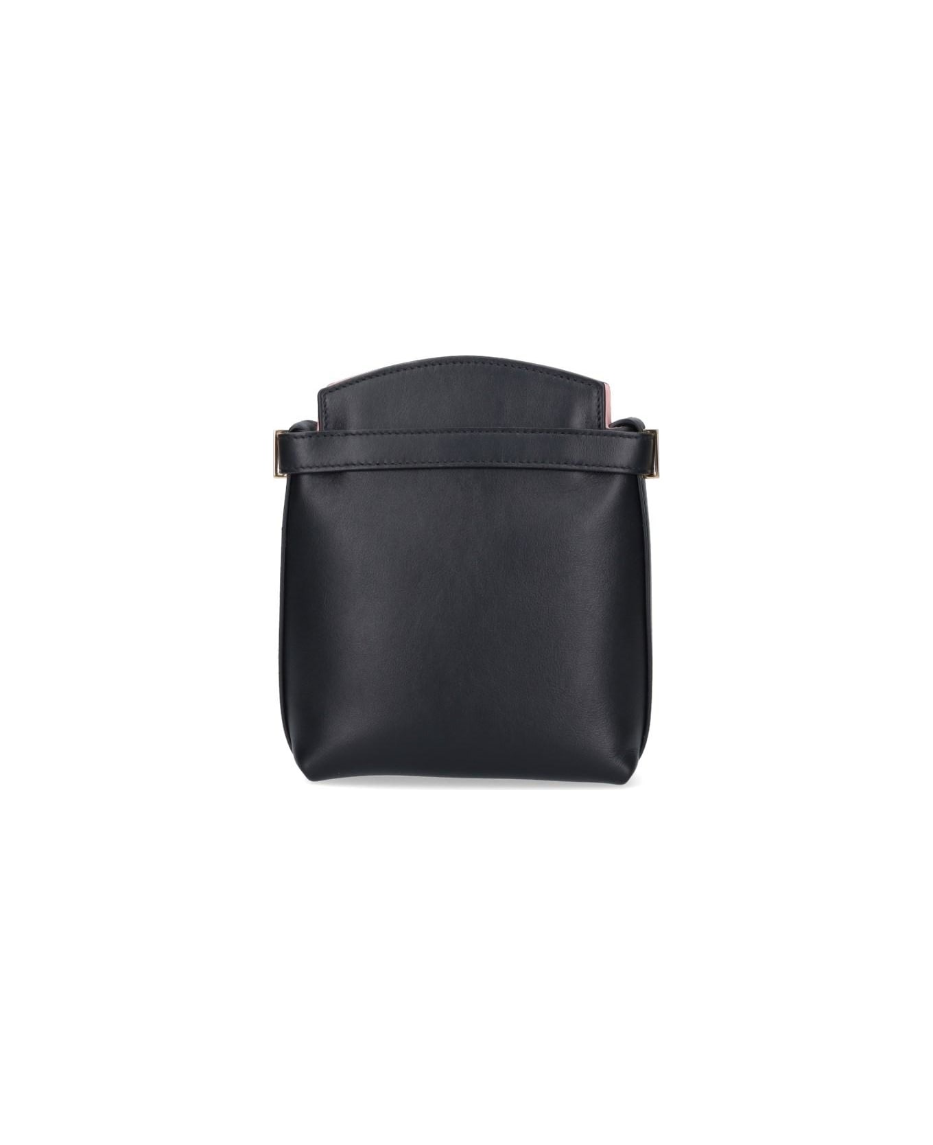 Ferragamo 'hug' Logo Smartphone Holder - Black  