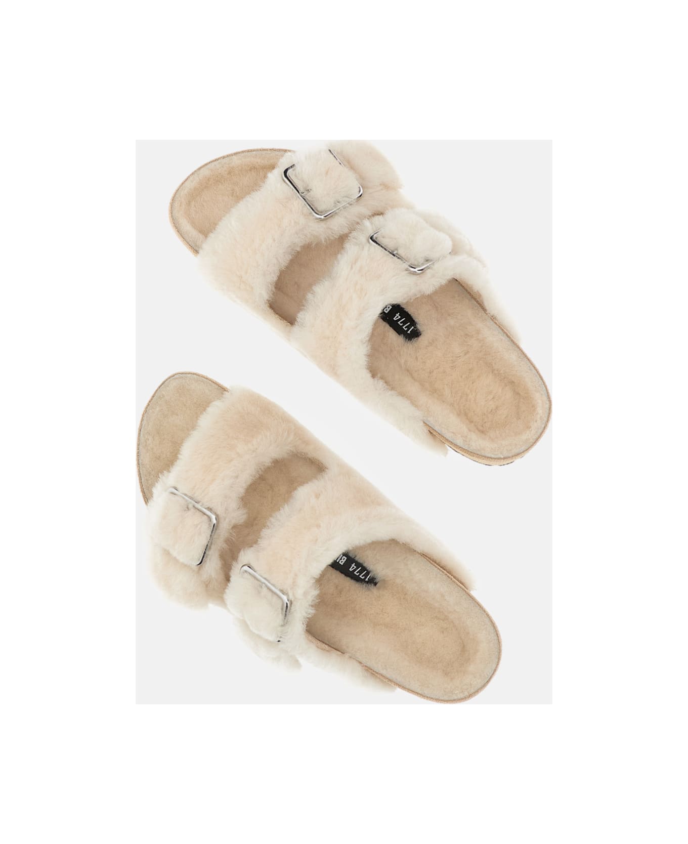 Birkenstock Becomes Berlin Arizona Shearling 1774 - White