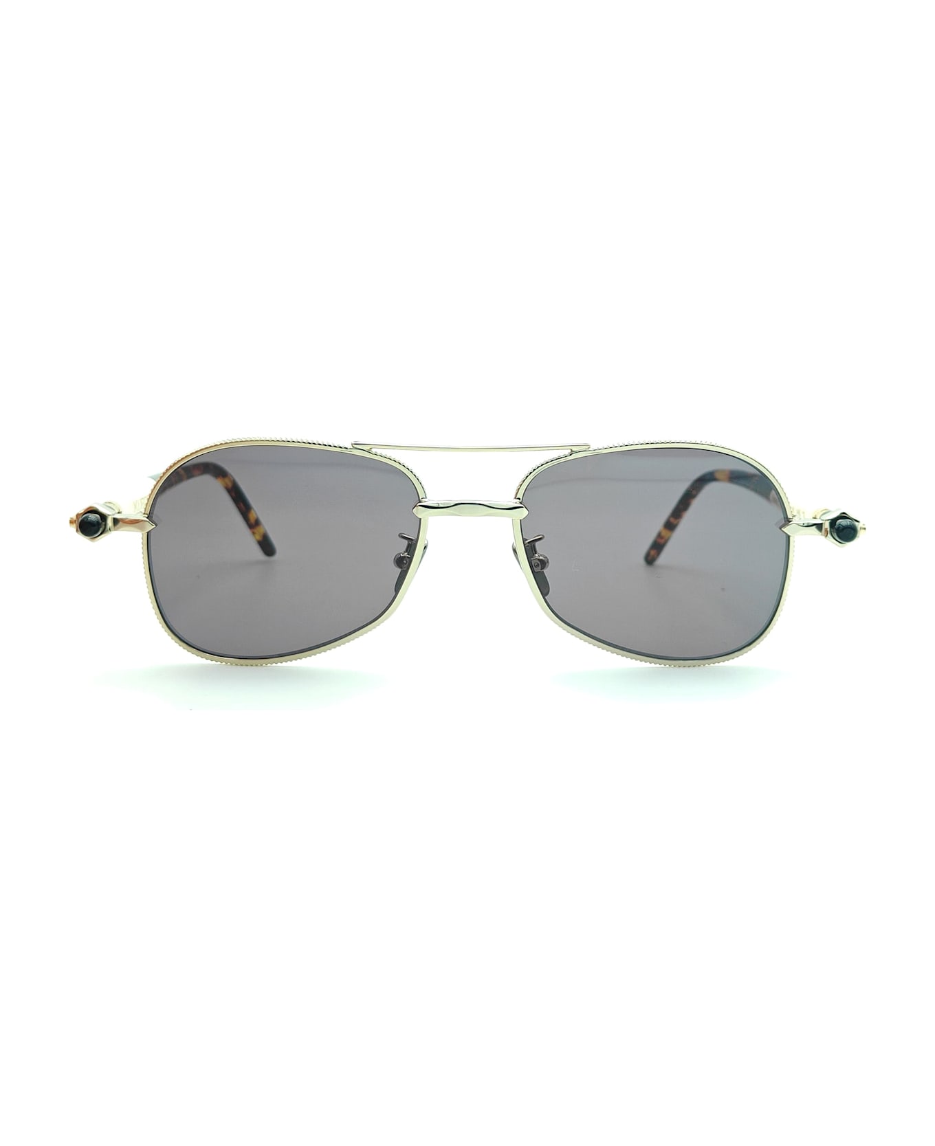 Kuboraum Mask P75 - Light Gold Sunglasses - Silver