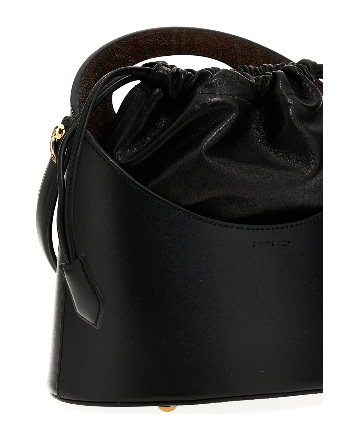 Etro 'saturno' Bucket Bag - Black  