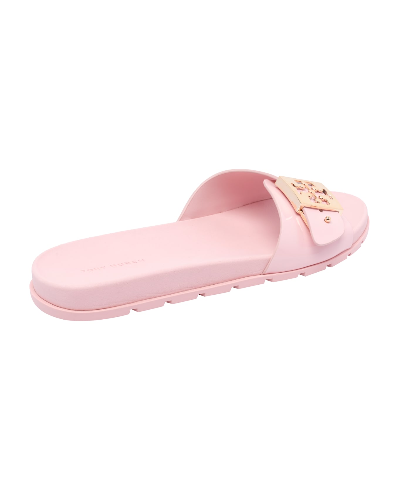 Tory Burch Buckle Slide Sandals - Pink