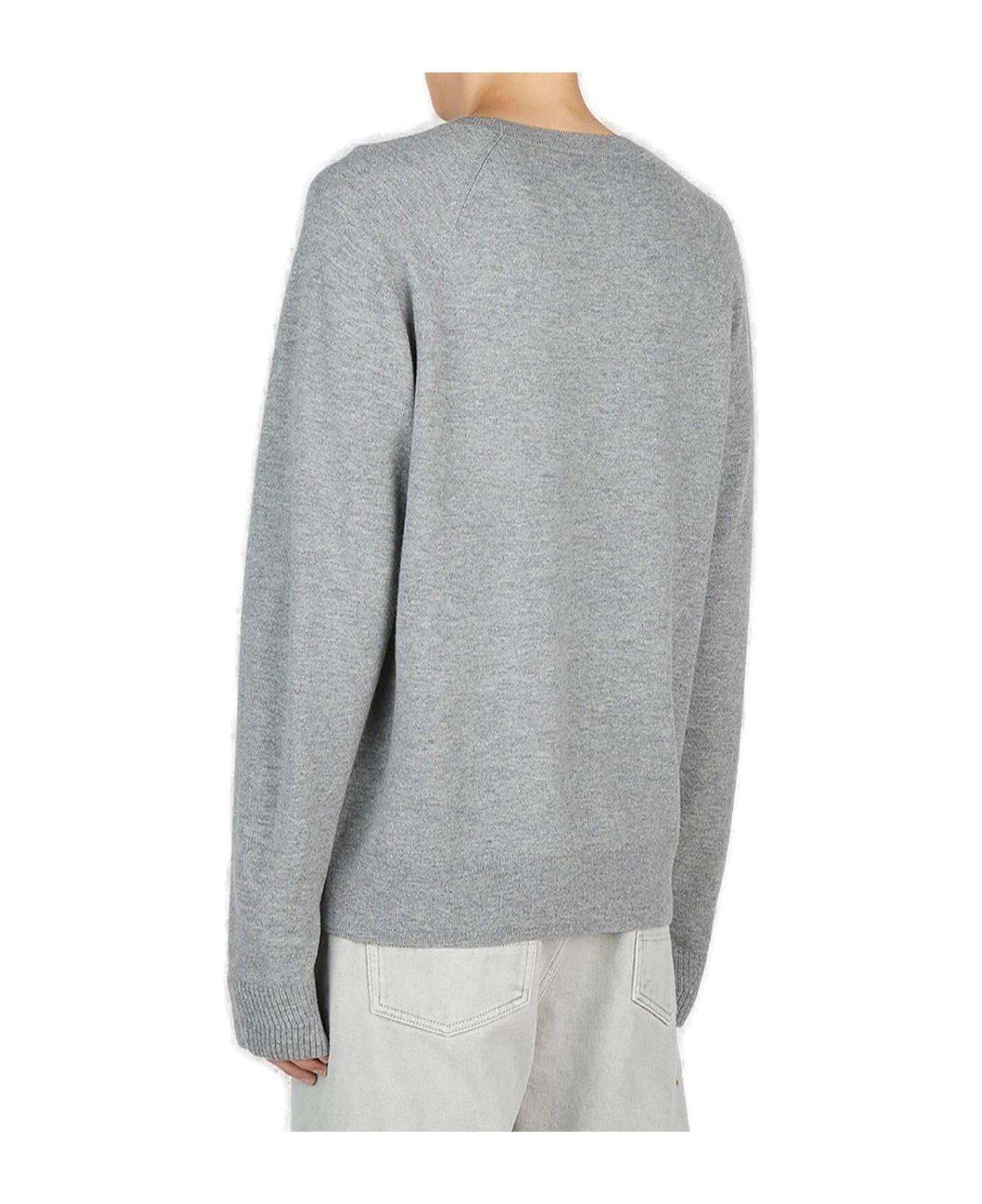 A.P.C. Logo Embroidered Knitted Jumper
