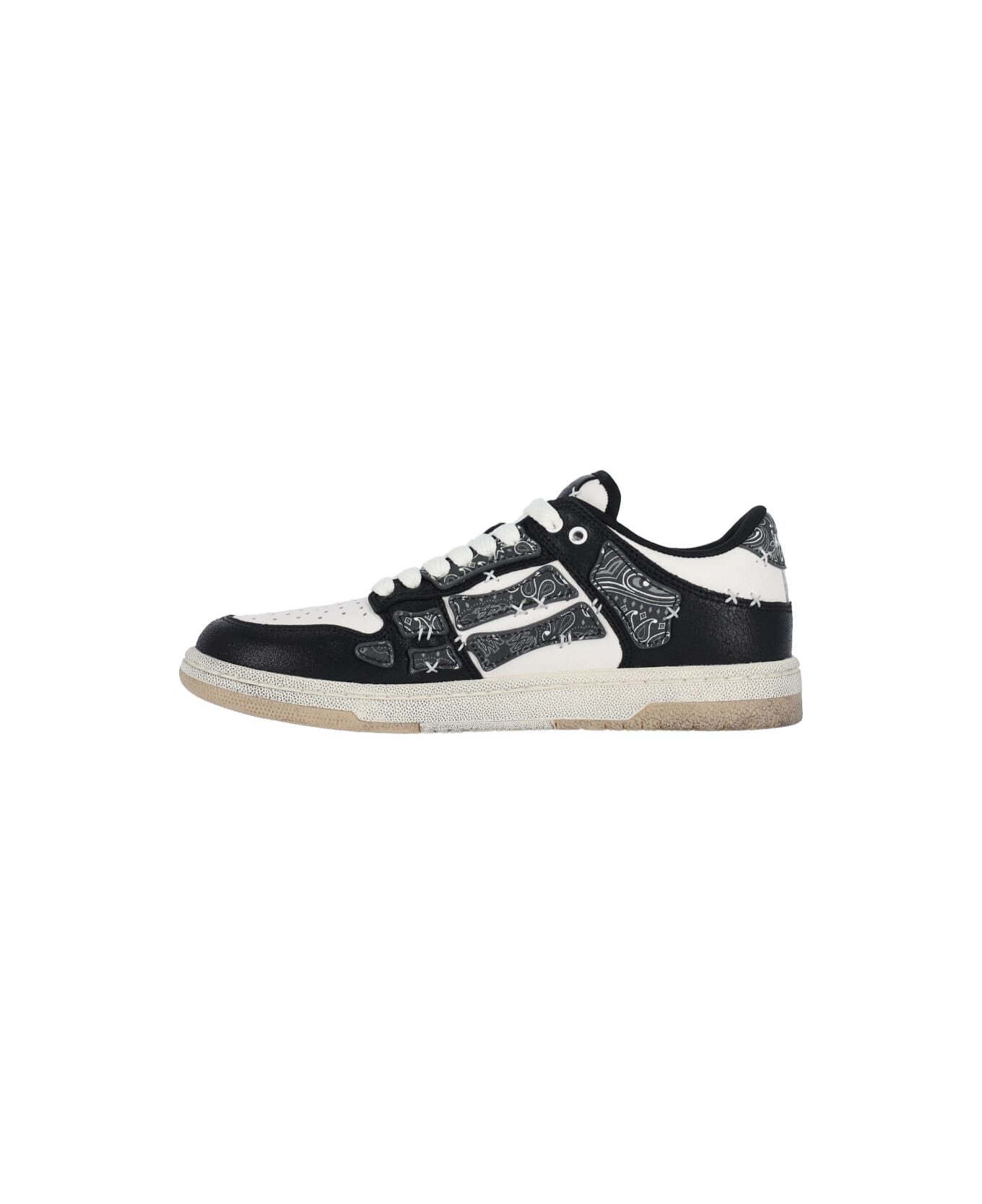 AMIRI "skel" Low Top Sneakers - Black  