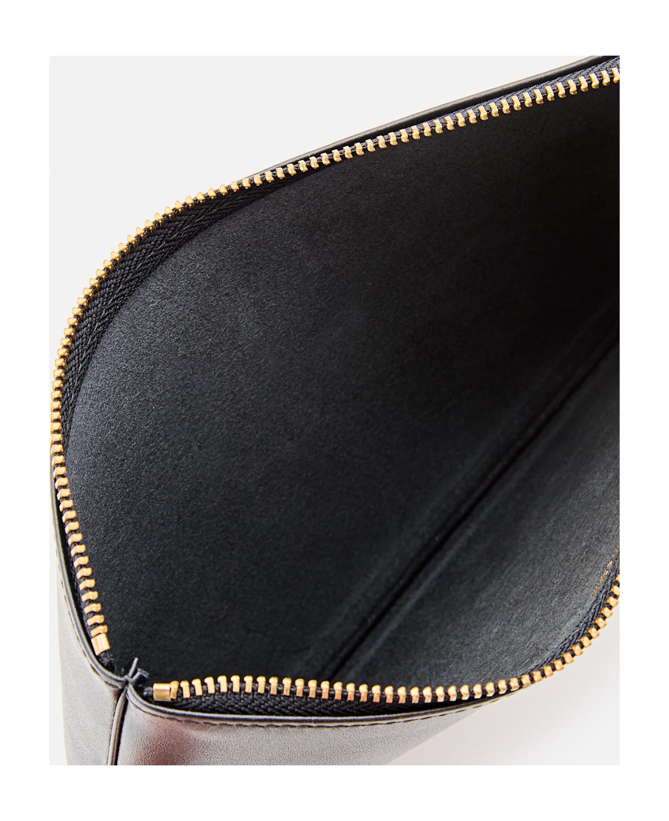 Comme des Garçons Play Classic Leather Line Pouch - Black