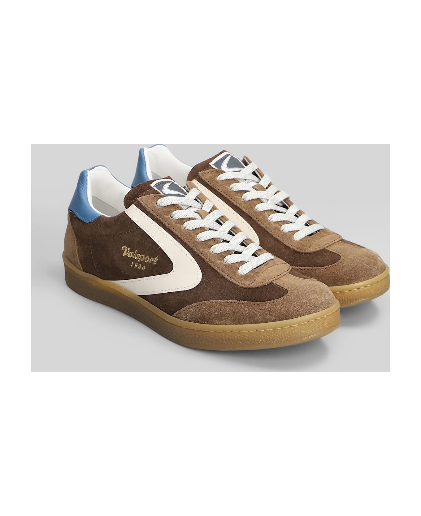 Valsport Olimpia Sneakers In Brown Suede - brown