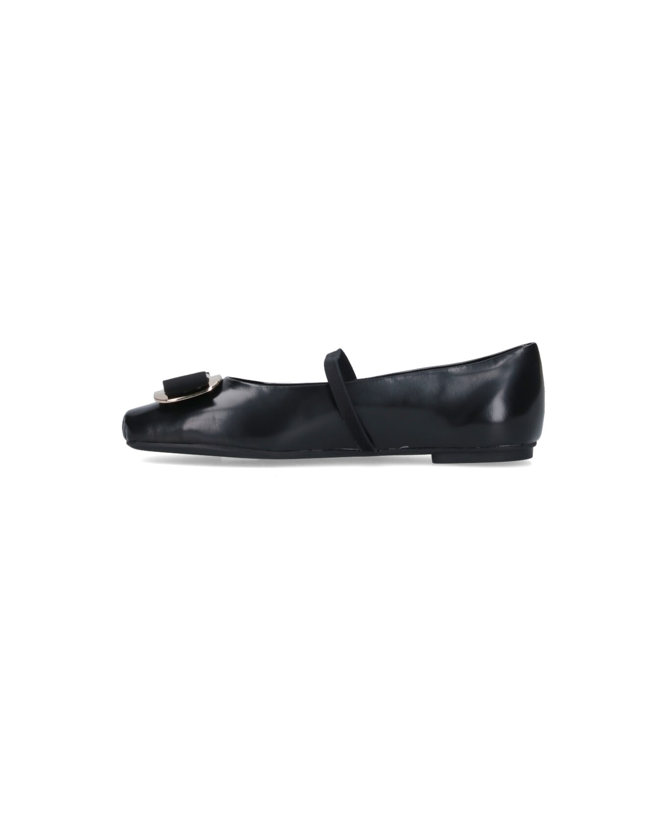 Ferragamo "new Vara" Ballet Flats - Black  