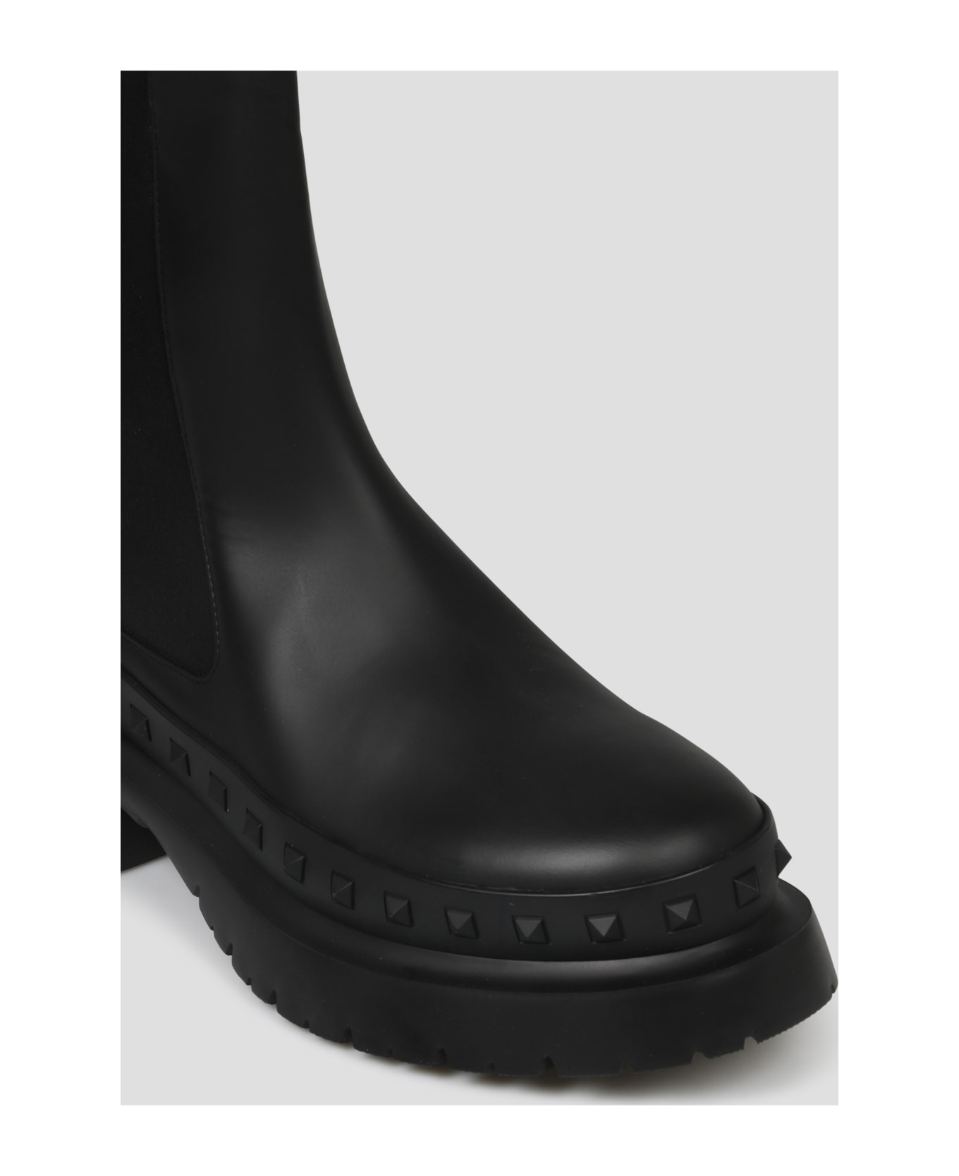 Valentino Garavani M-way Rockstud Ankle Boot - Black