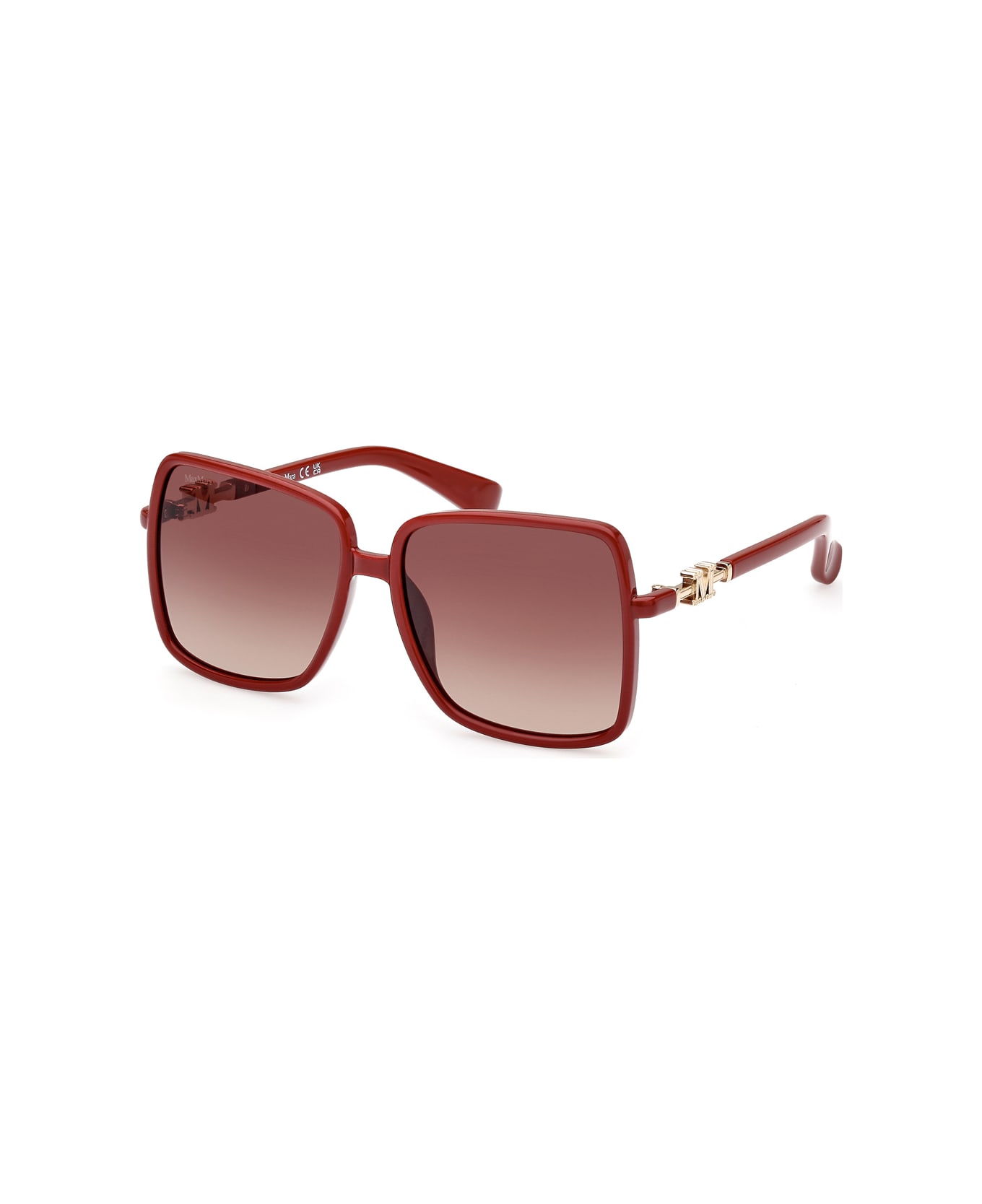 Max Mara Maxmara Mm0064 66f Sunglasses - Rosso サングラス