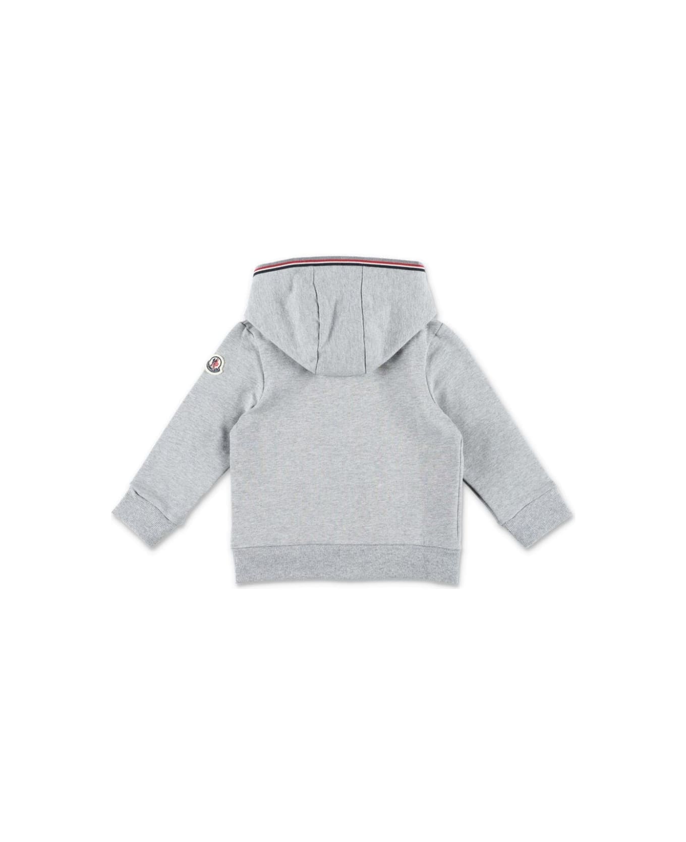 Moncler Gray Tracksuit Baby Unisex - Grey