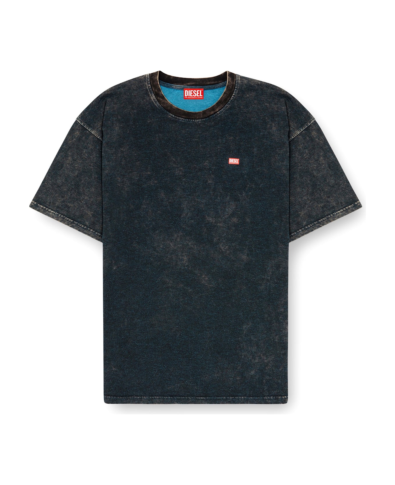 Diesel T-boxt-t4 Cotton Blend T-shirt - Black