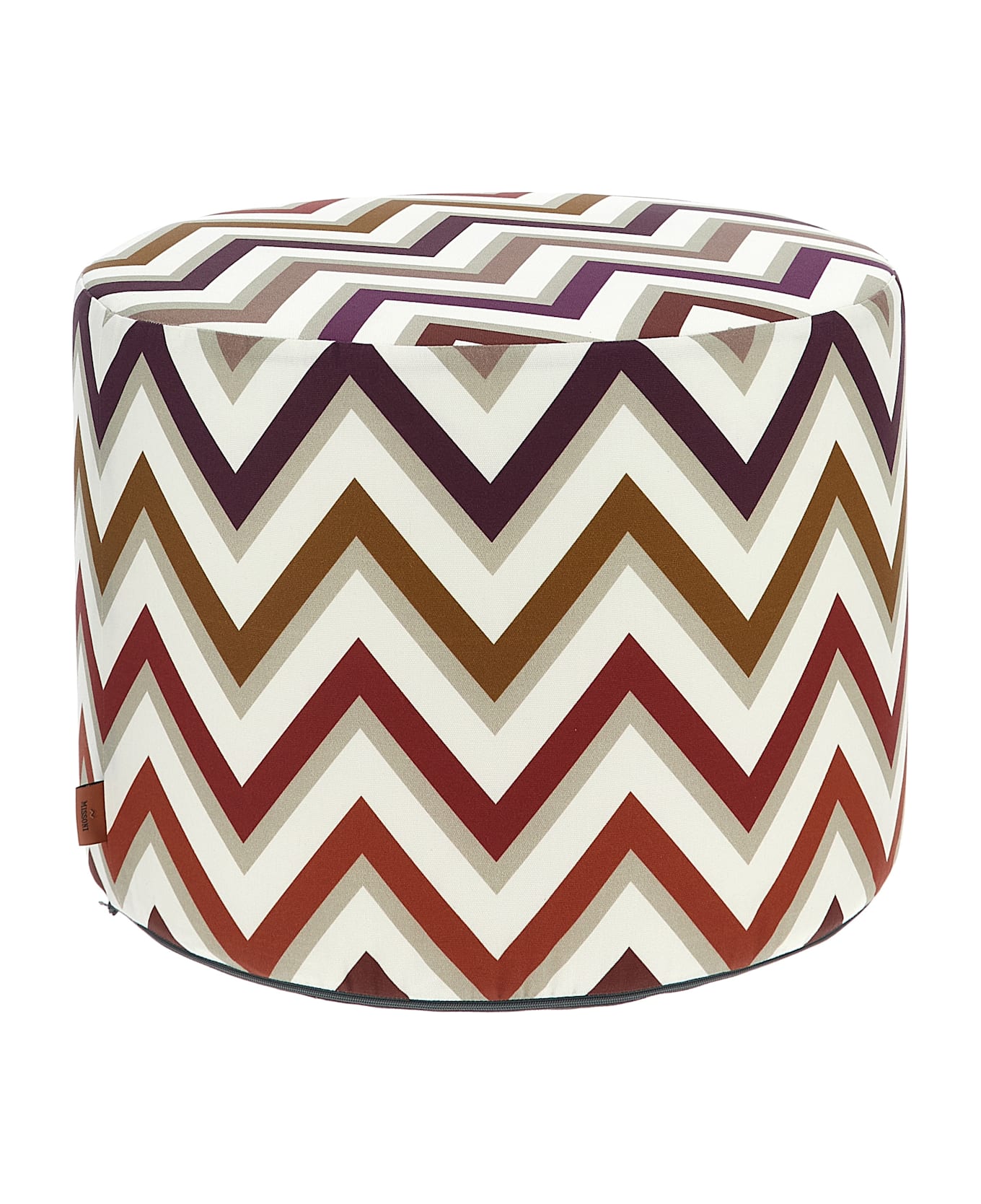 Missoni 'watamu' Outdoor Cylindrical Pouf - Multicolor