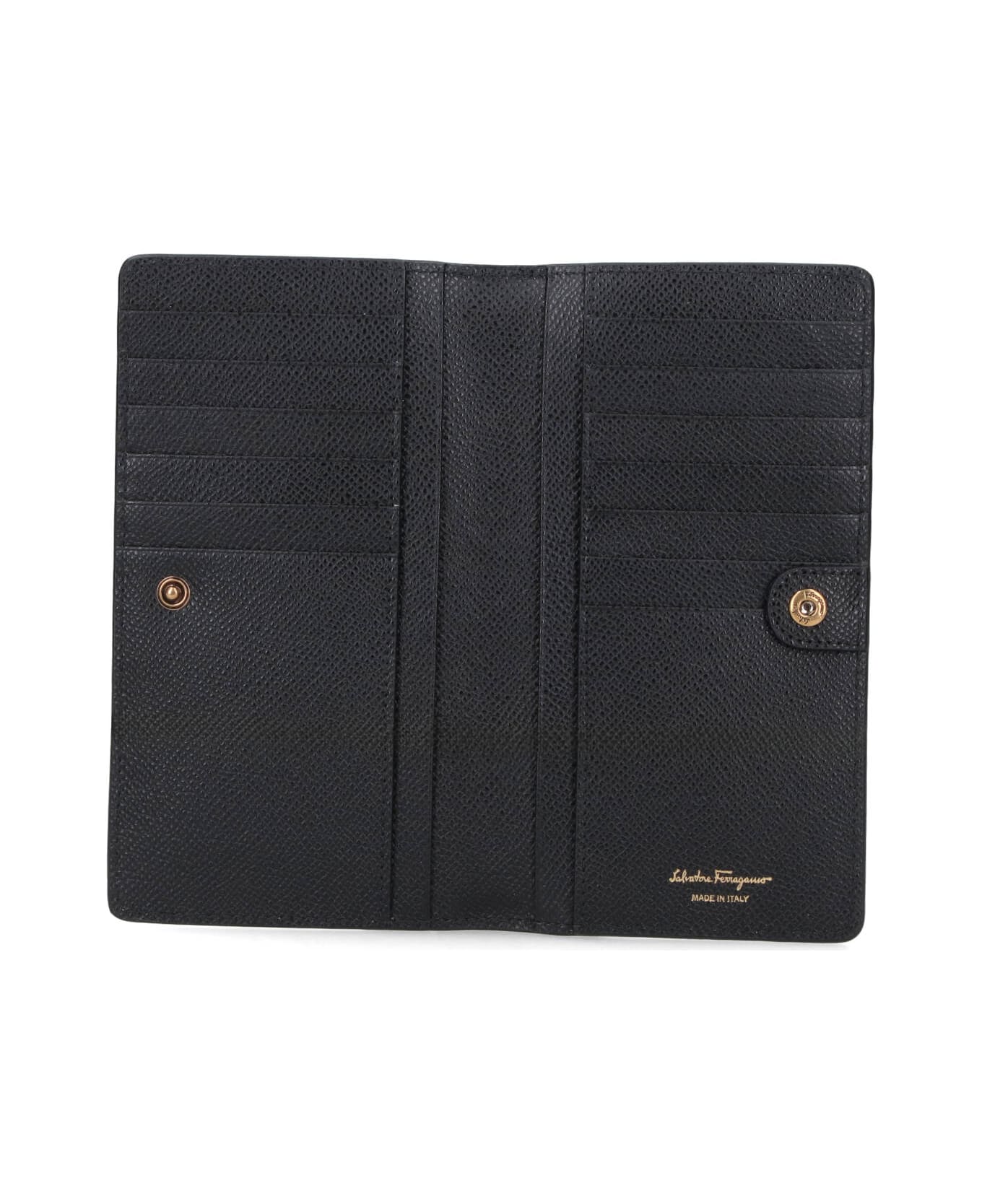 Ferragamo 
gancini
 Wallet - Black  