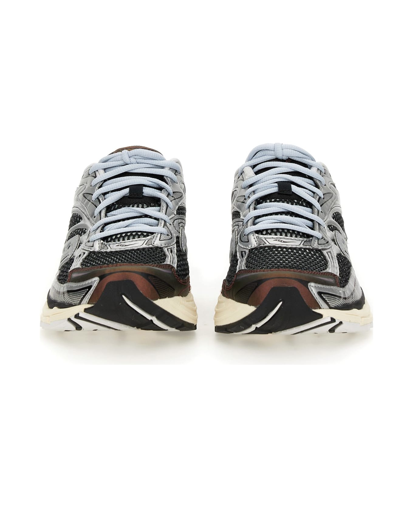 Saucony Progrid Omni 9 Sneaker - Silver/brown