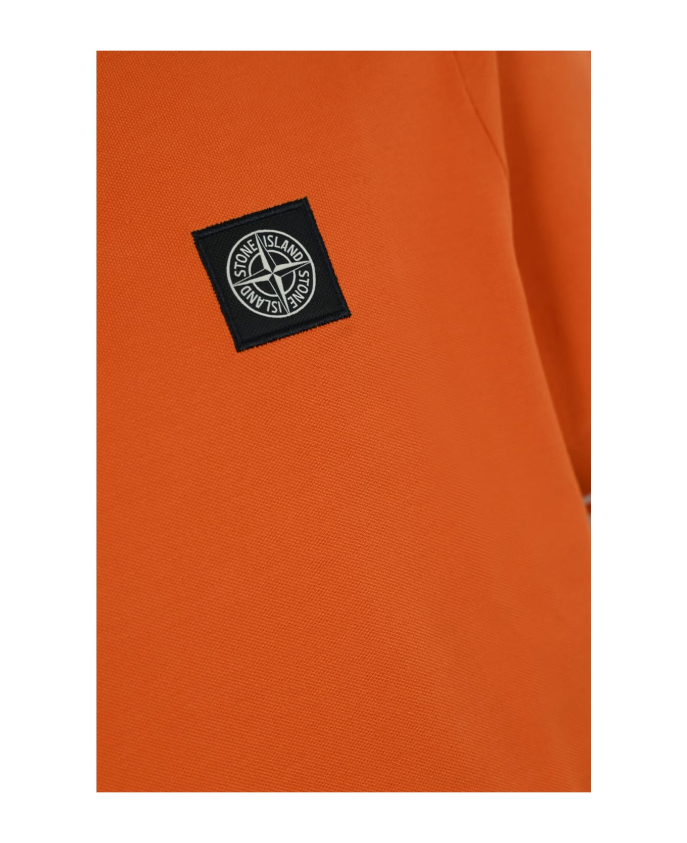 Stone Island Cotton Polo Shirt - Orange