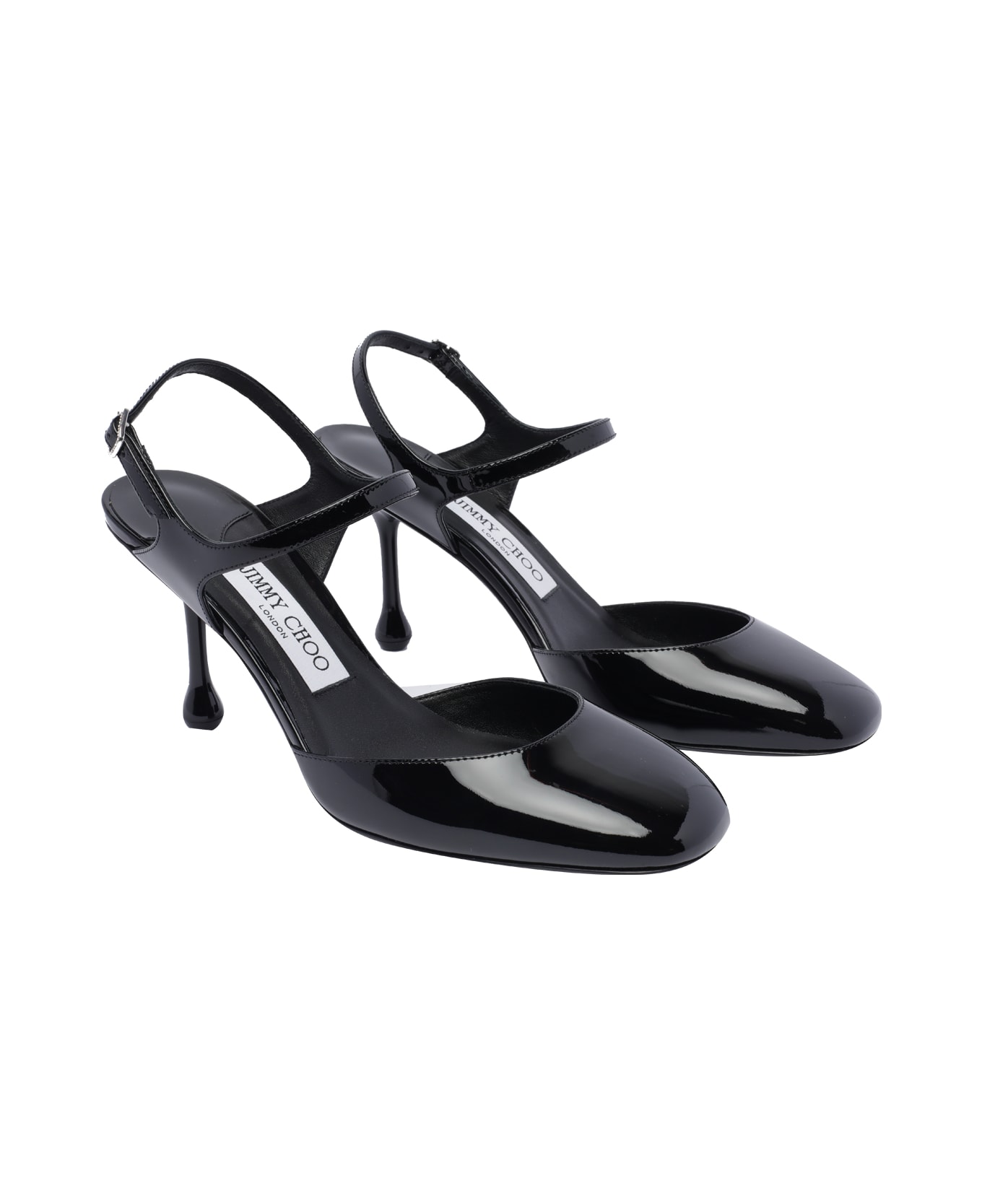 Jimmy Choo Pixie Block Heel - Black