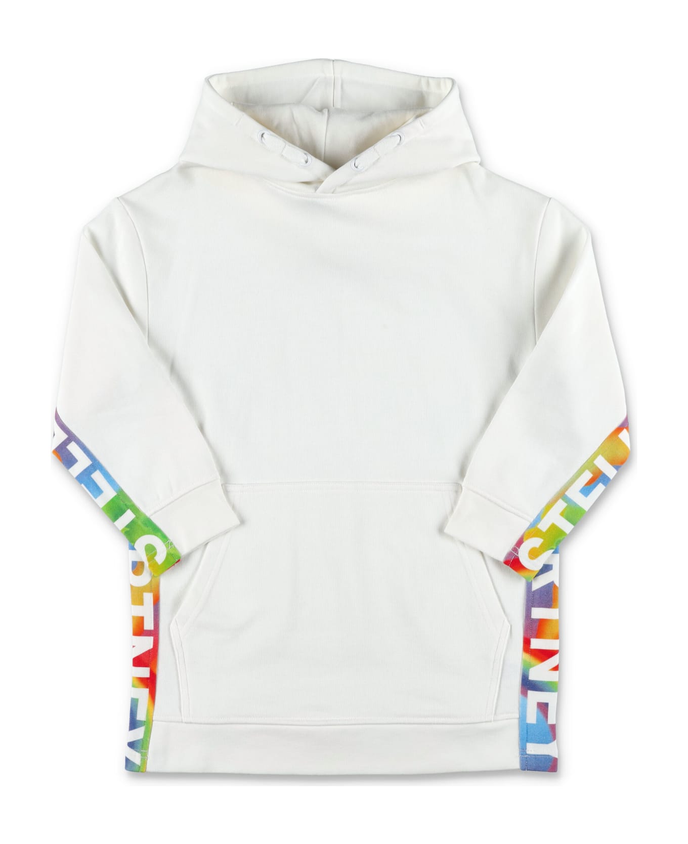 Stella McCartney Kids Logo Band Dress Hoodie - WHITE ワンピース＆ドレス