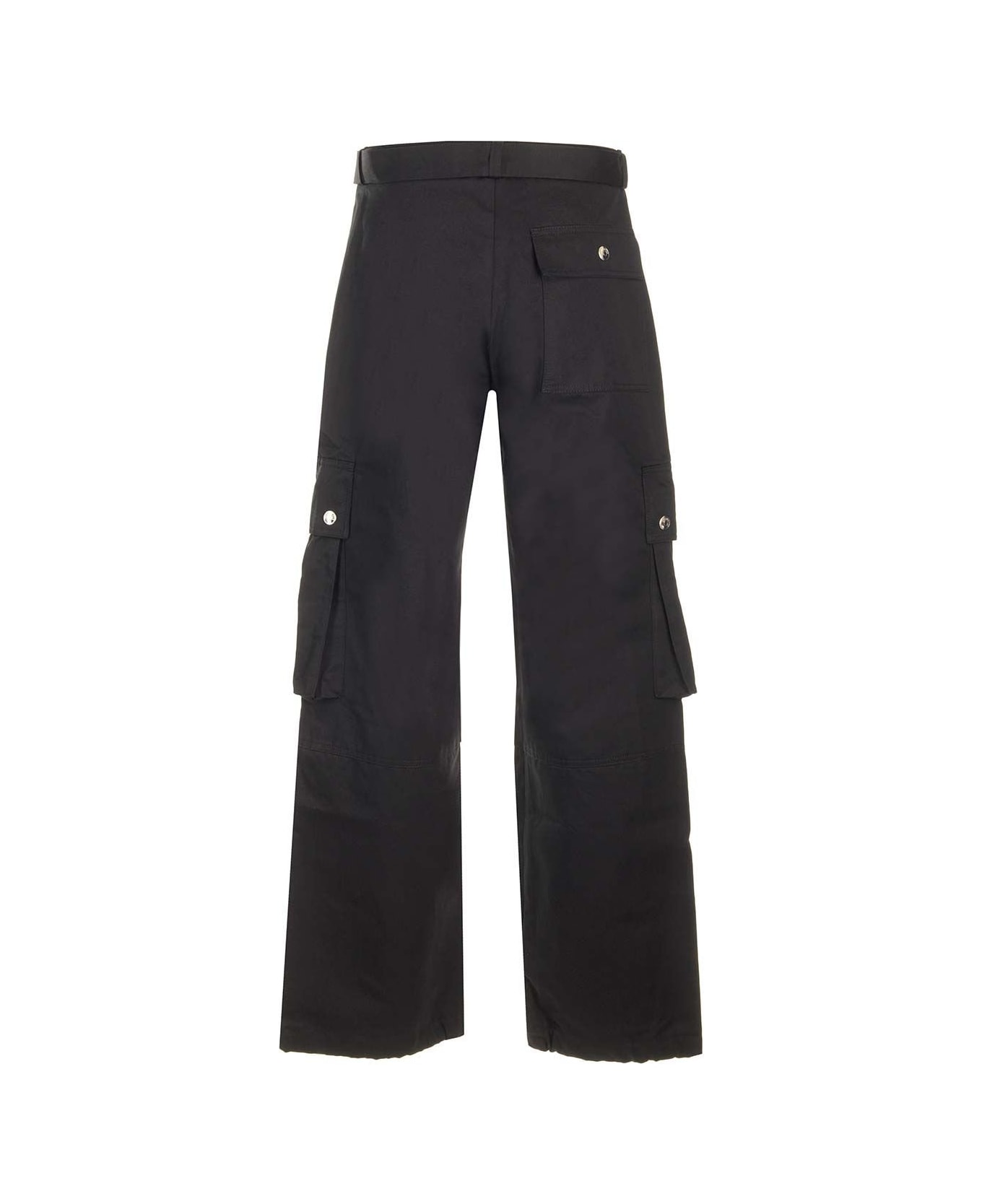 Jacquemus Belted Cargo Pants - Black