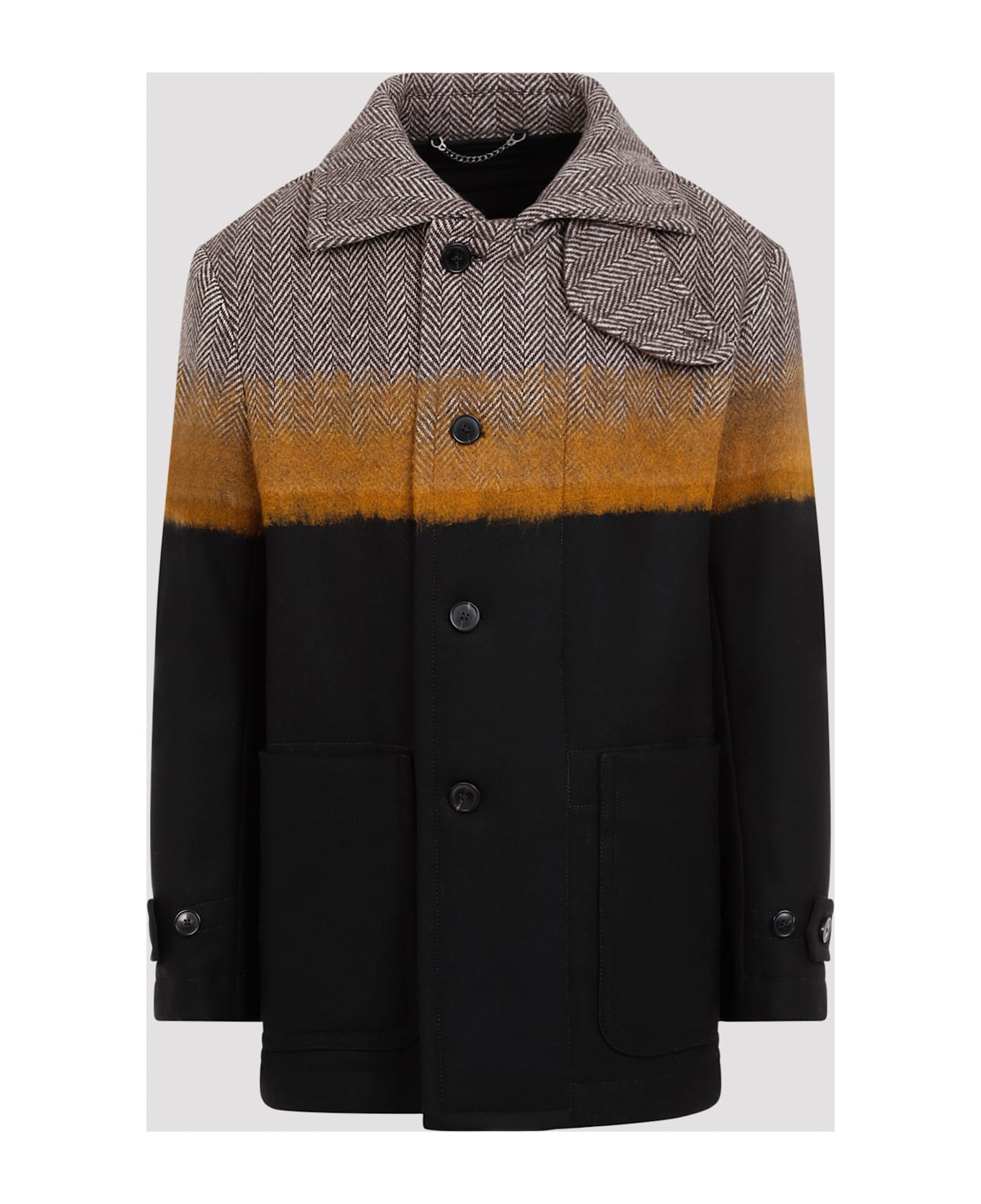 Dries Van Noten Ranner Bis Coat - Dark Brown