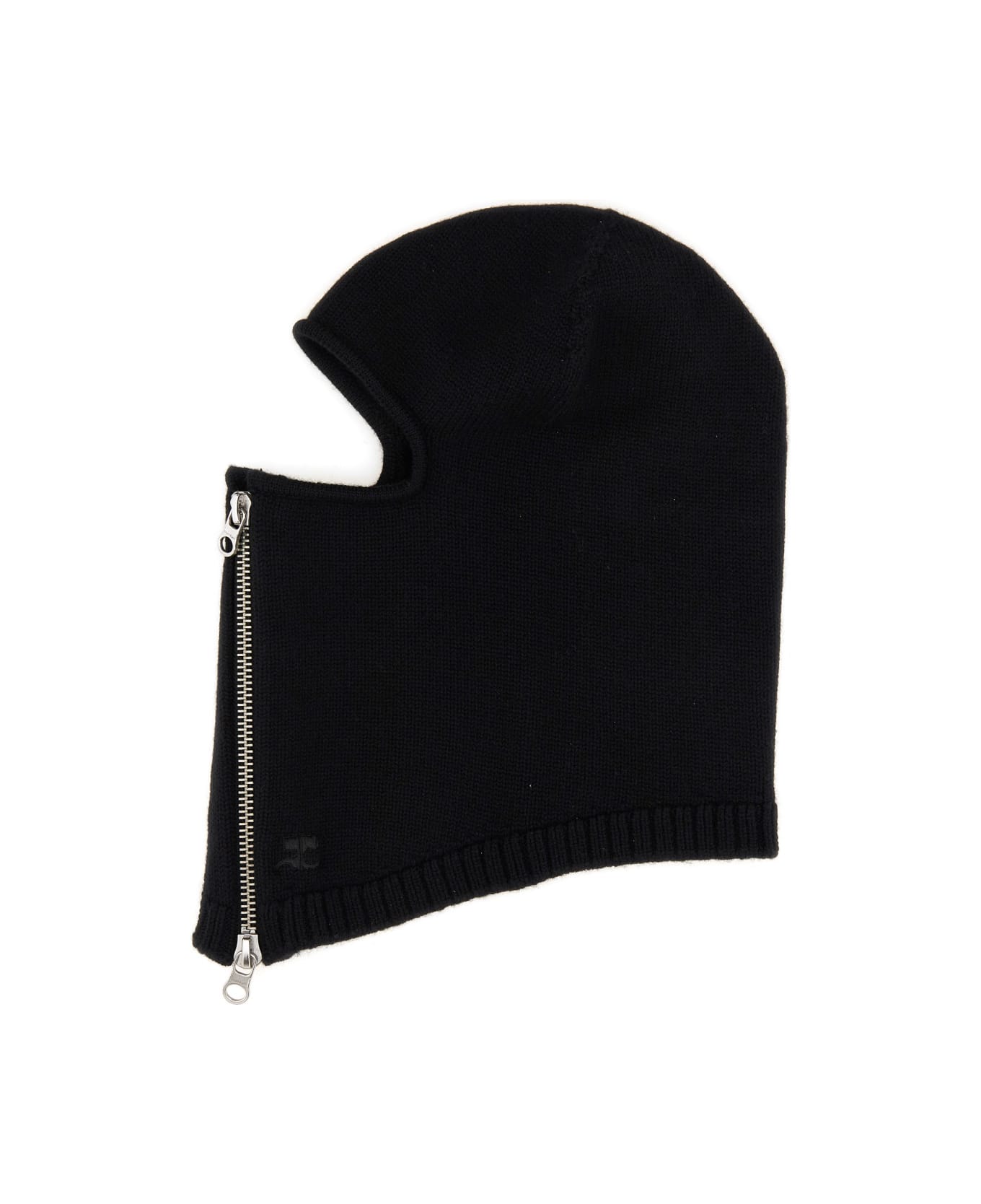Courrèges Wool Balaclava - Black