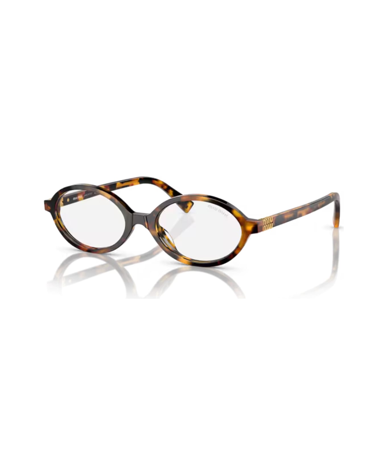 Miu Miu 0mu 04zs Vau08n Havana Miele Glasses - Havana