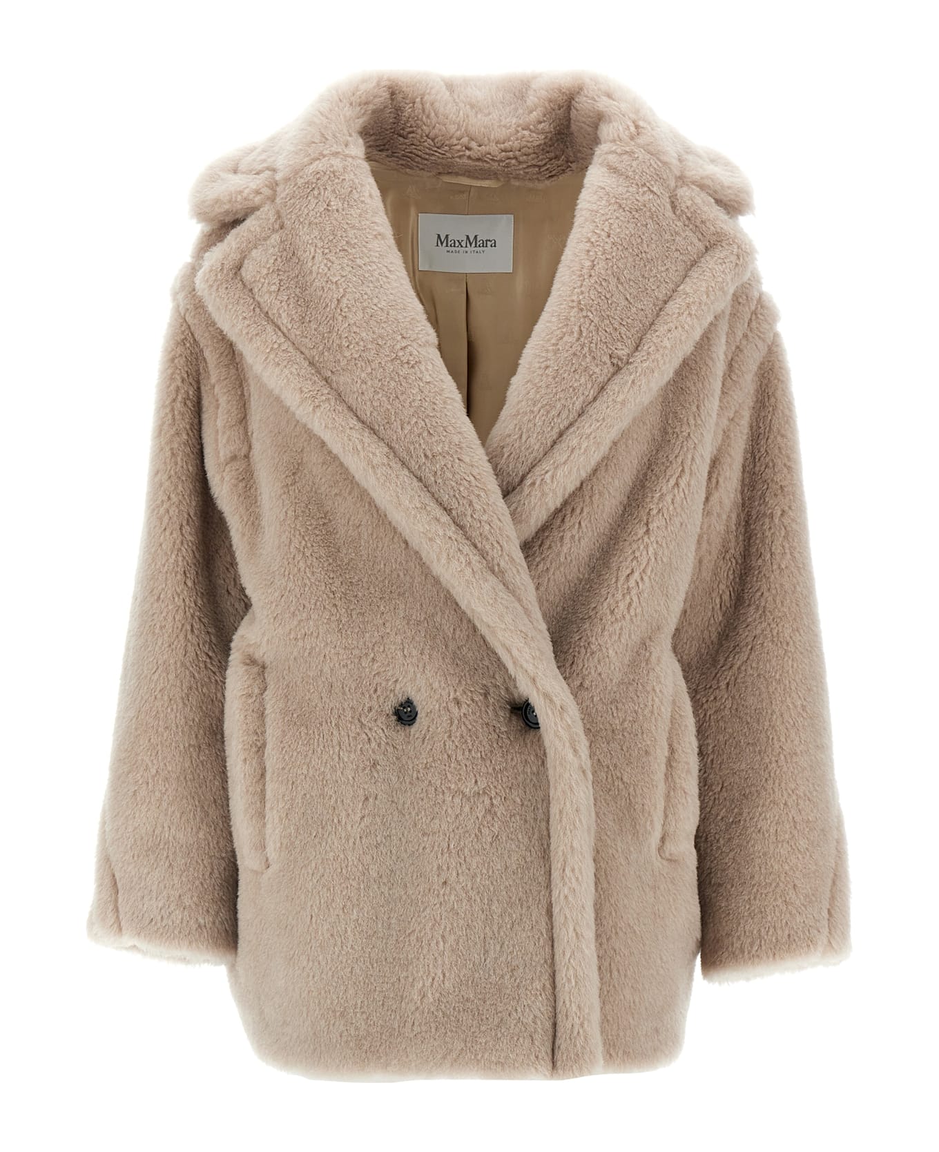 Max Mara 'teddy Bear Icon' Coat - Beige