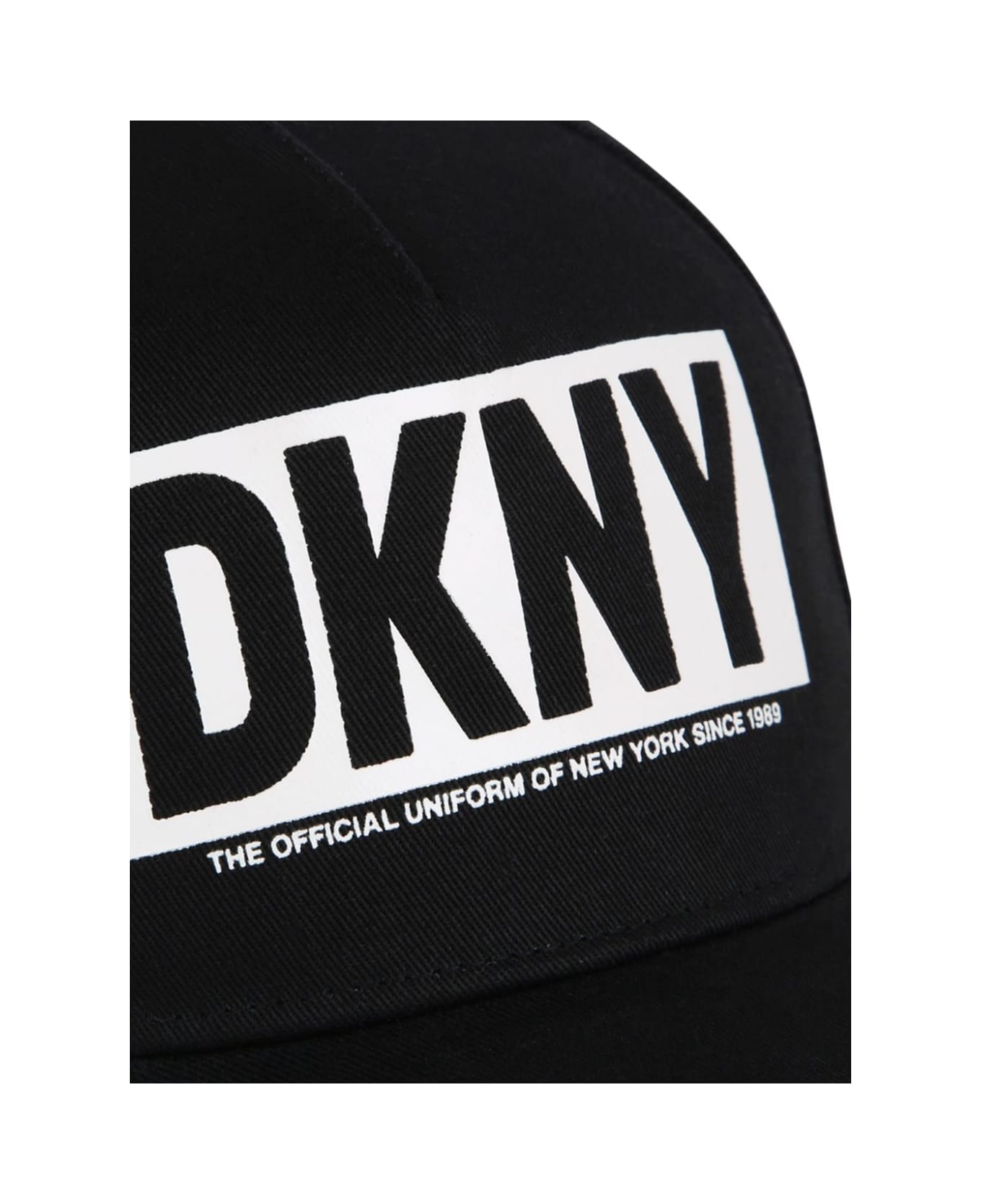 DKNY Hat Wiith Logo - Black