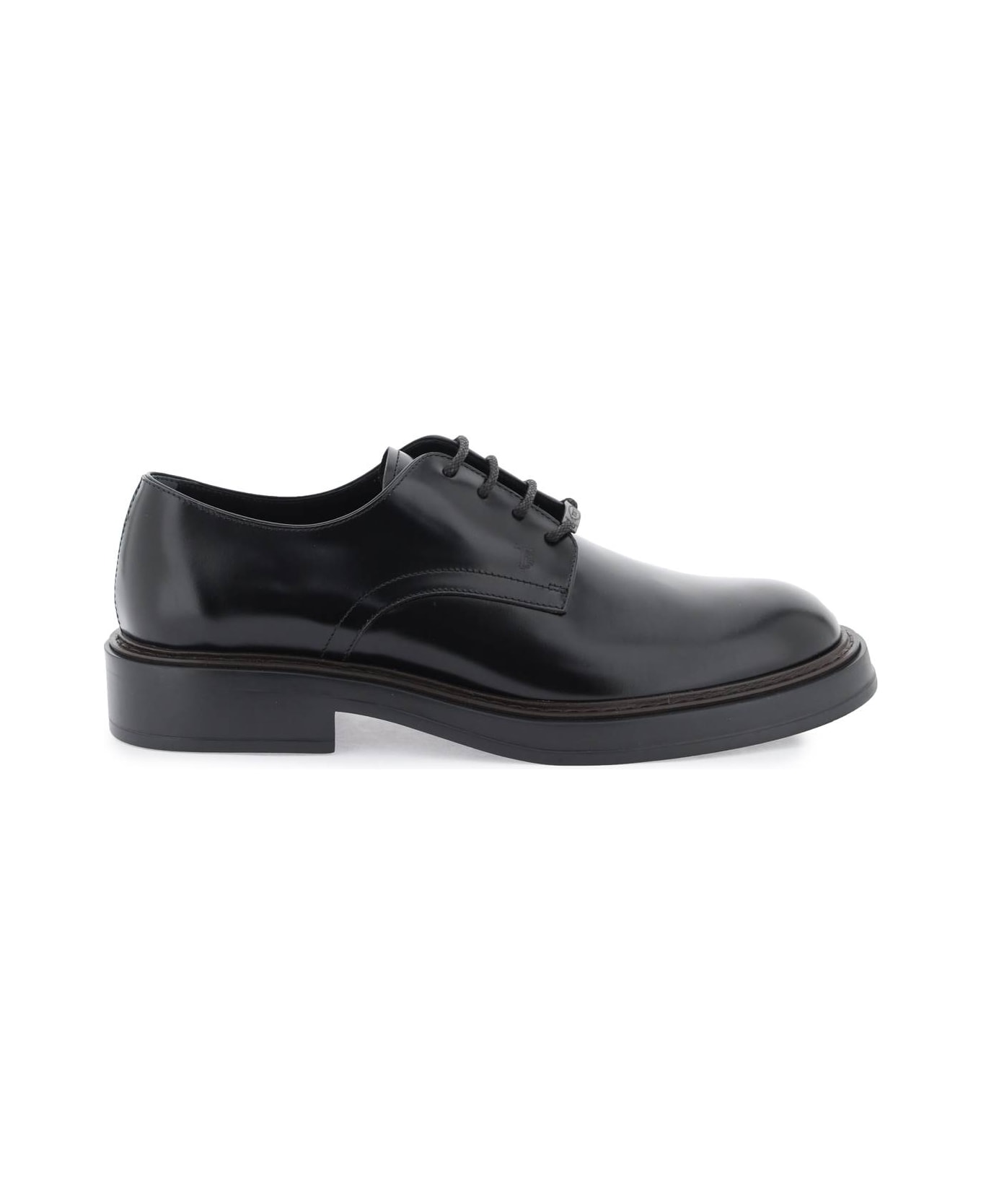 Tod's Leather Lace-up Shoes - Black