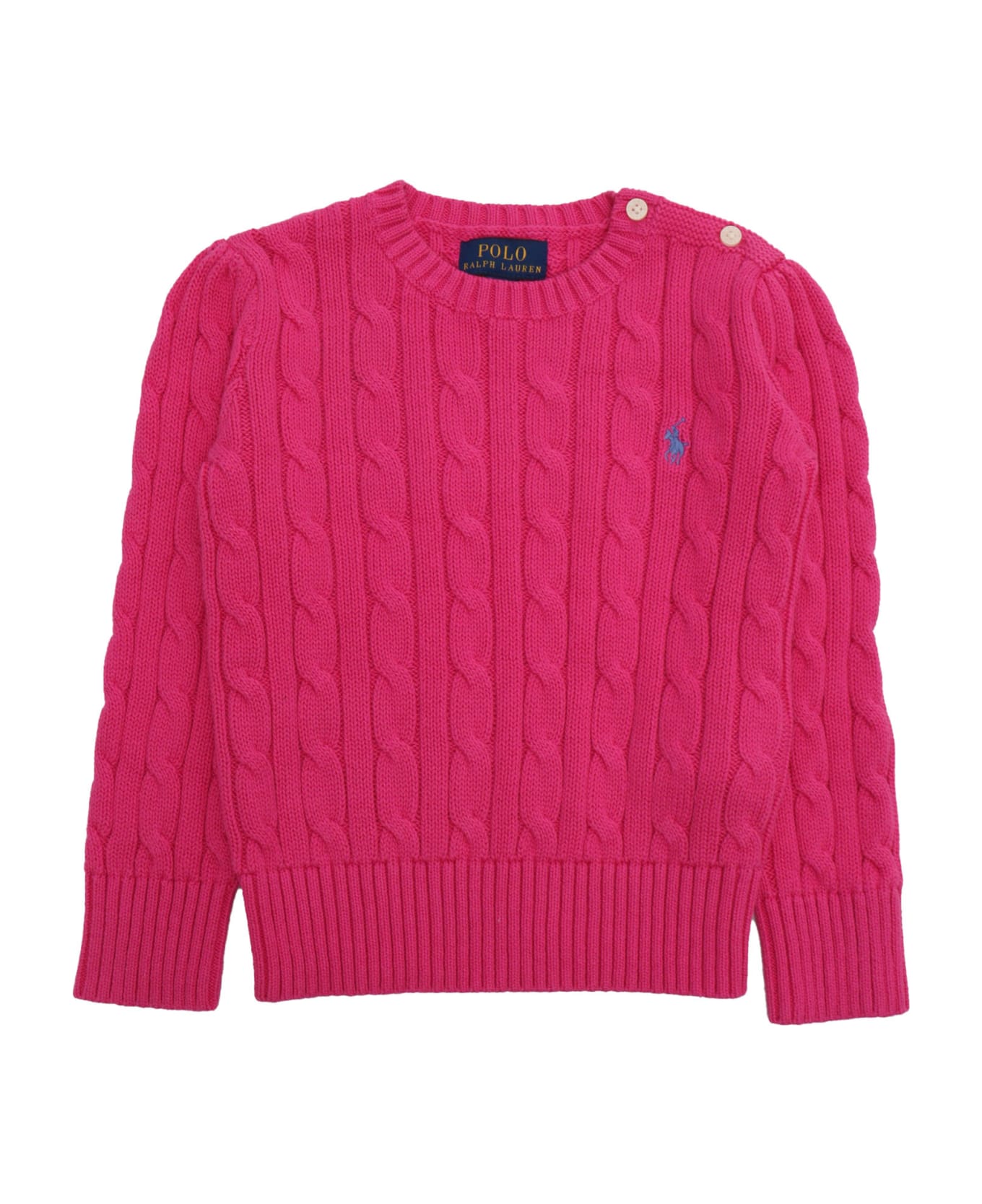 Polo Ralph Lauren Belmont Fuchsia Sweater - PINK