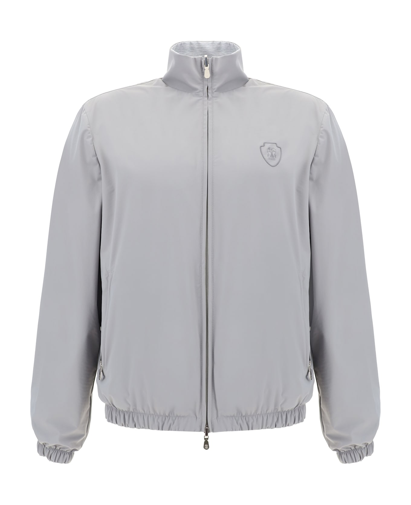 Brunello Cucinelli Reversible Jacket - Perla+grigio