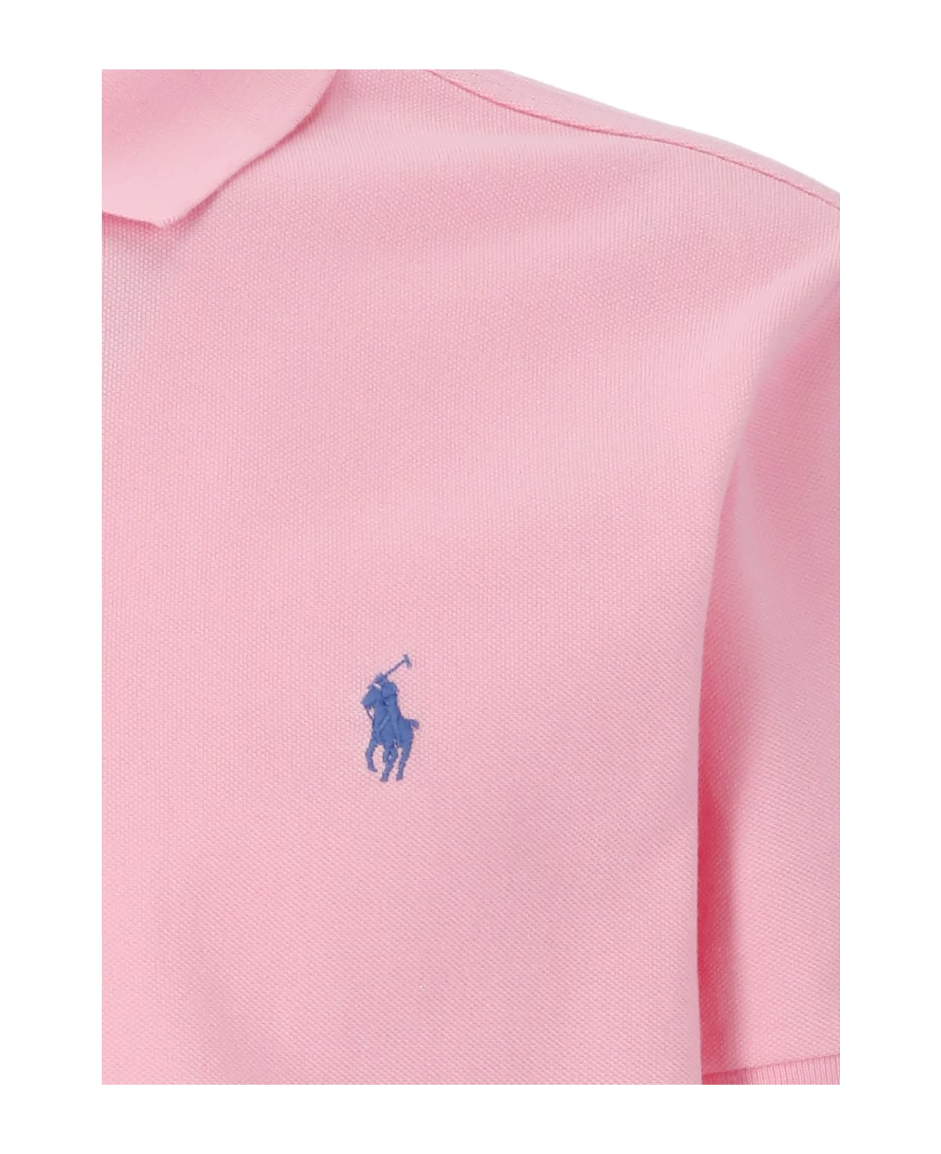 Ralph Lauren Polo Shirt With Pony - Pink