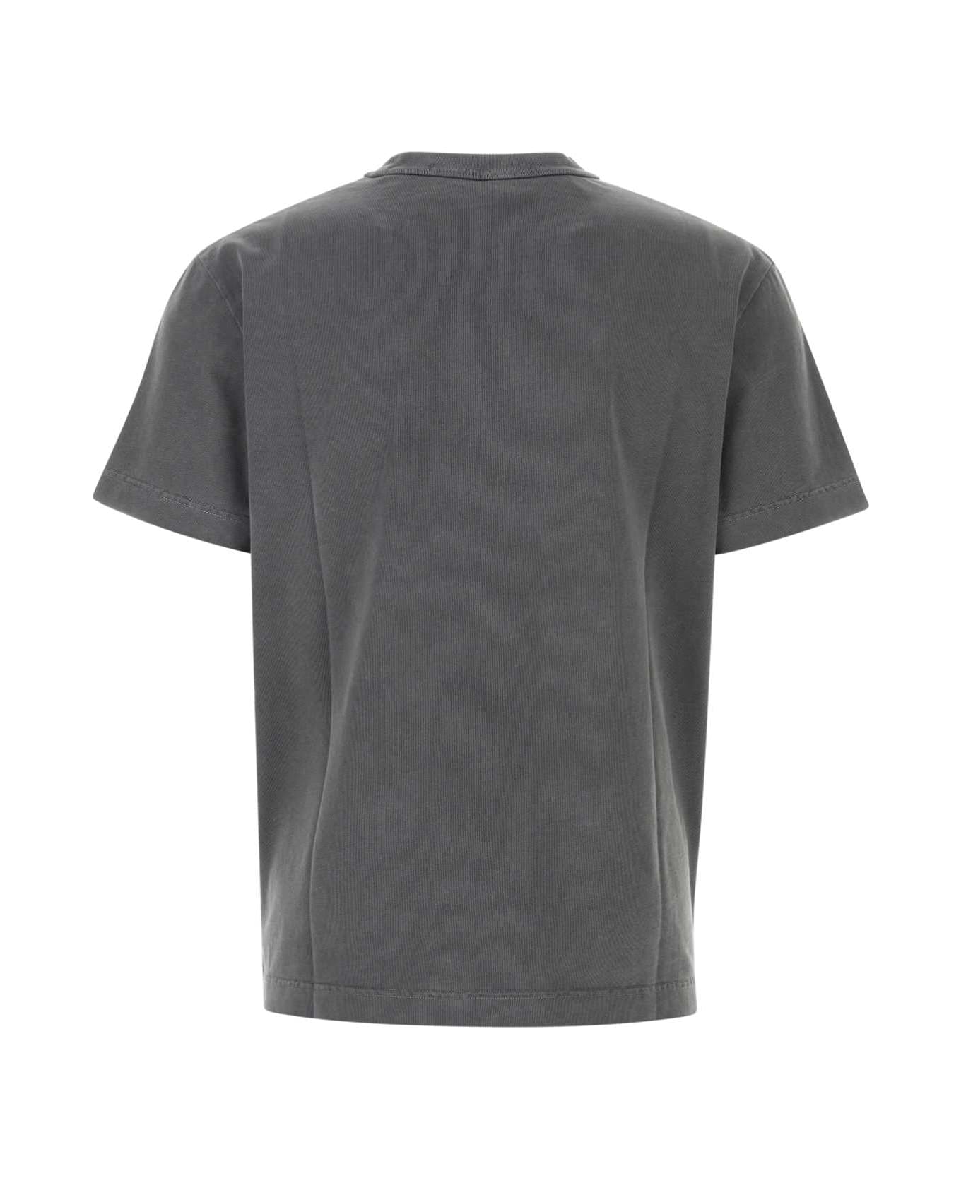 Alexander Wang Anthracite Cotton T-shirt - WASHEDBLACK Tシャツ