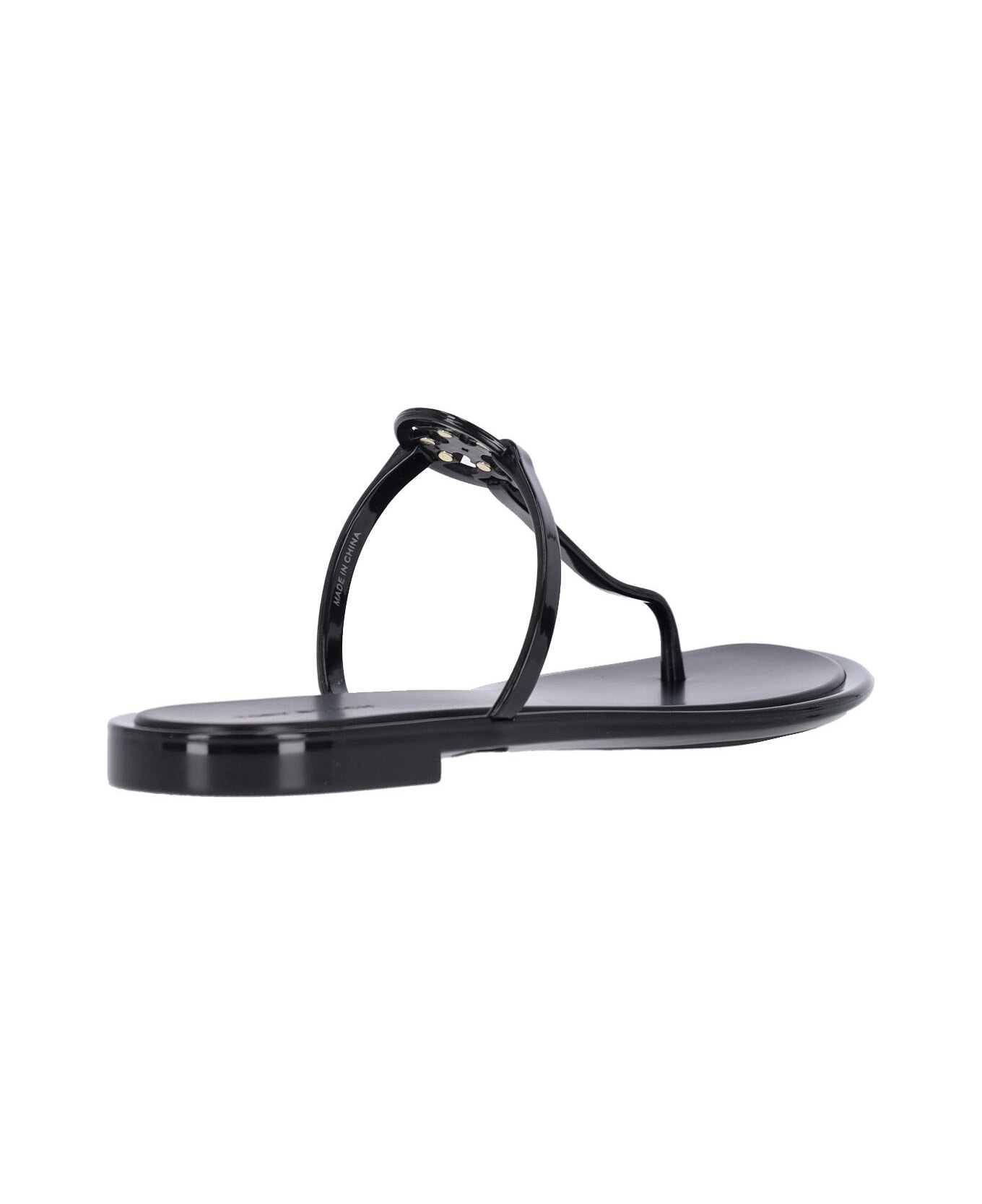Tory Burch 'miller Jelly' Sandals - BLACK