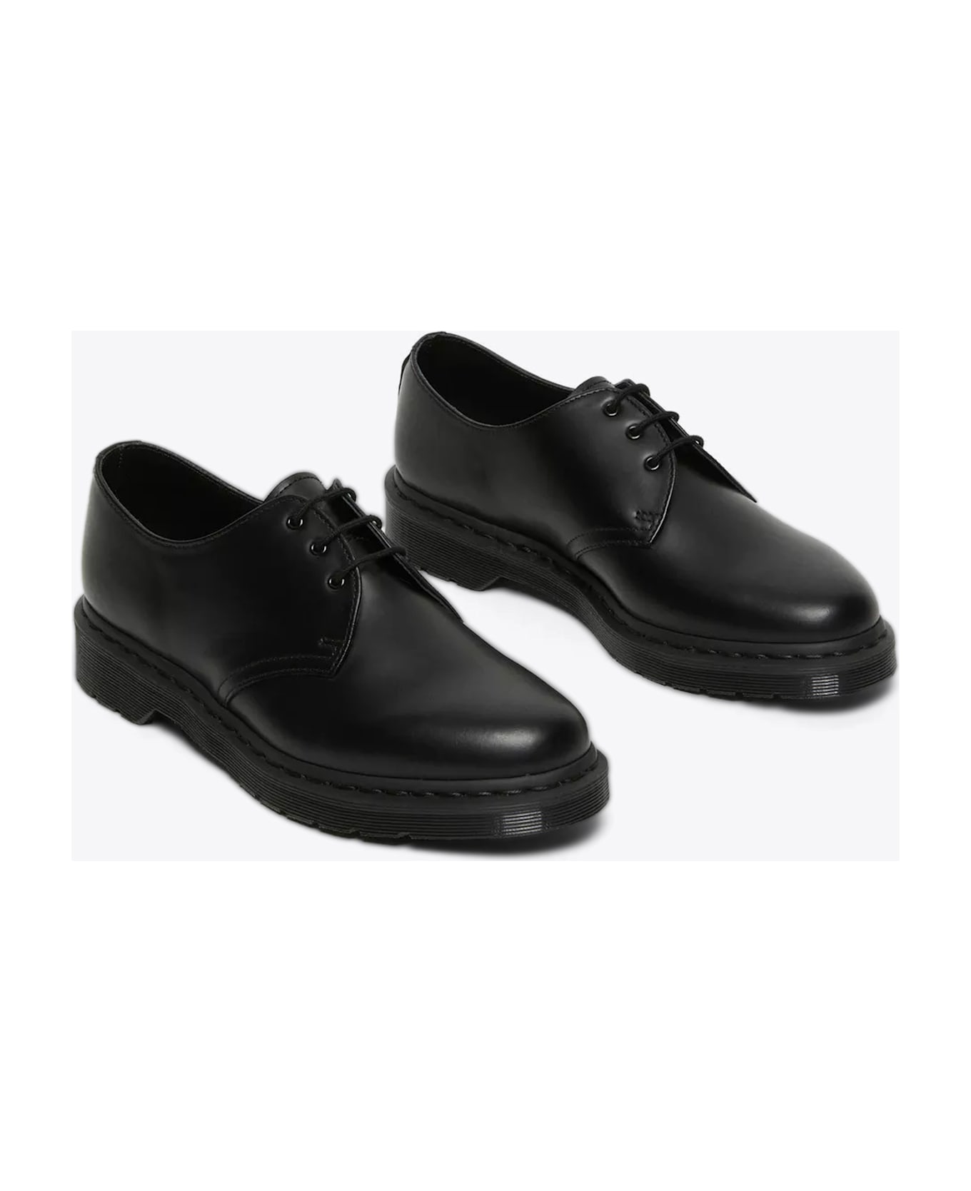 Dr. Martens 1461 Mono Black smooth leather derby shoes - 1461 Mono - Nero