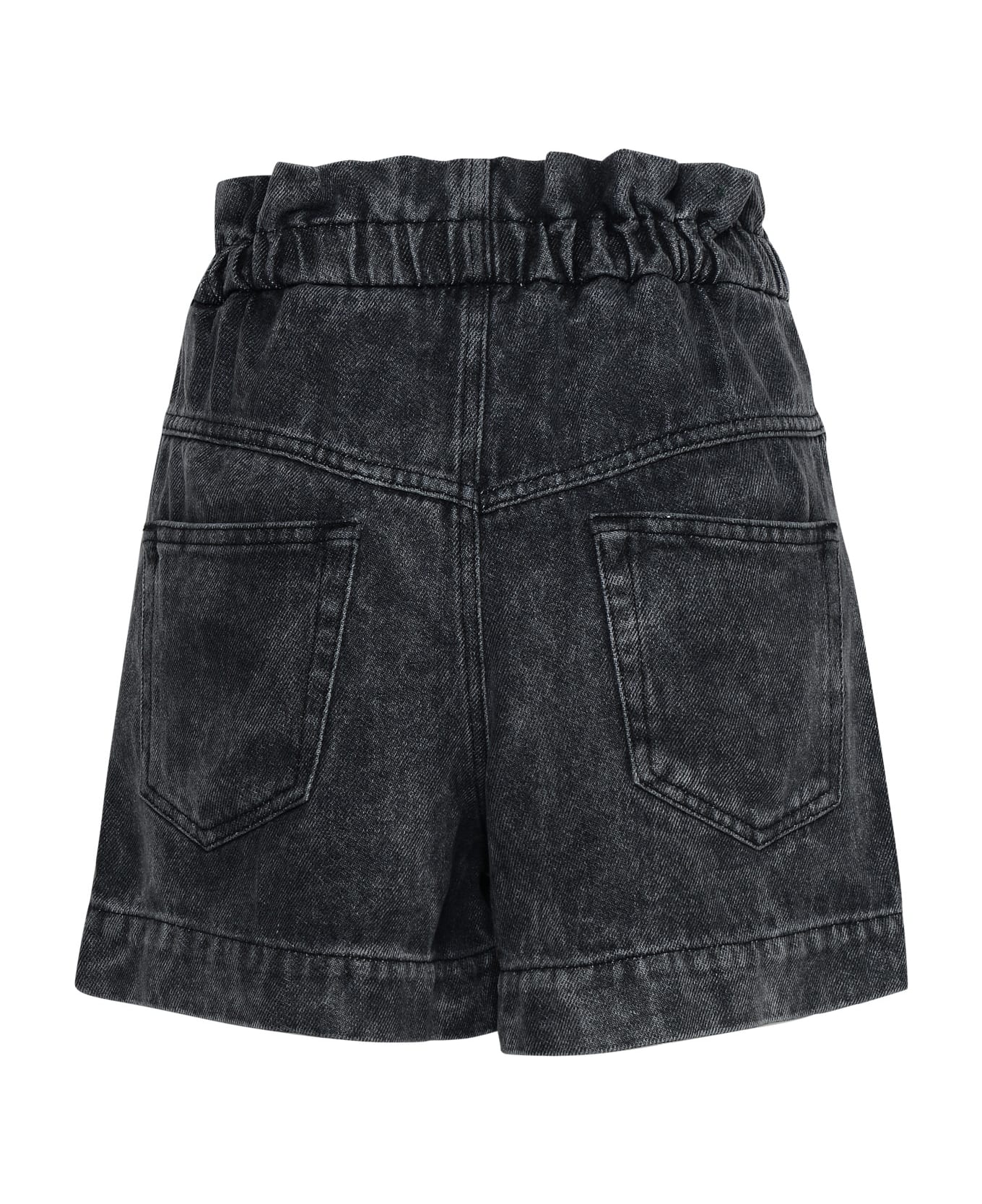 Marant Étoile 'titea' Gray Denim Shorts - Gy Grey