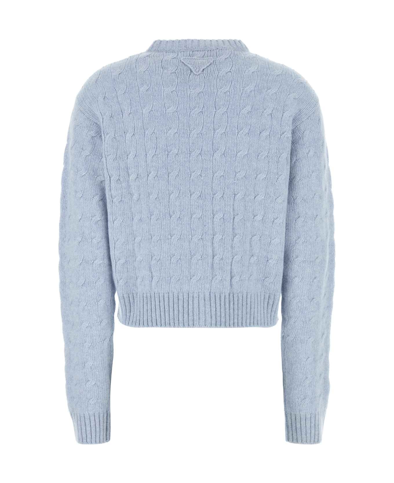 Prada Lightblue Cashmere Cardigan - Azzuro