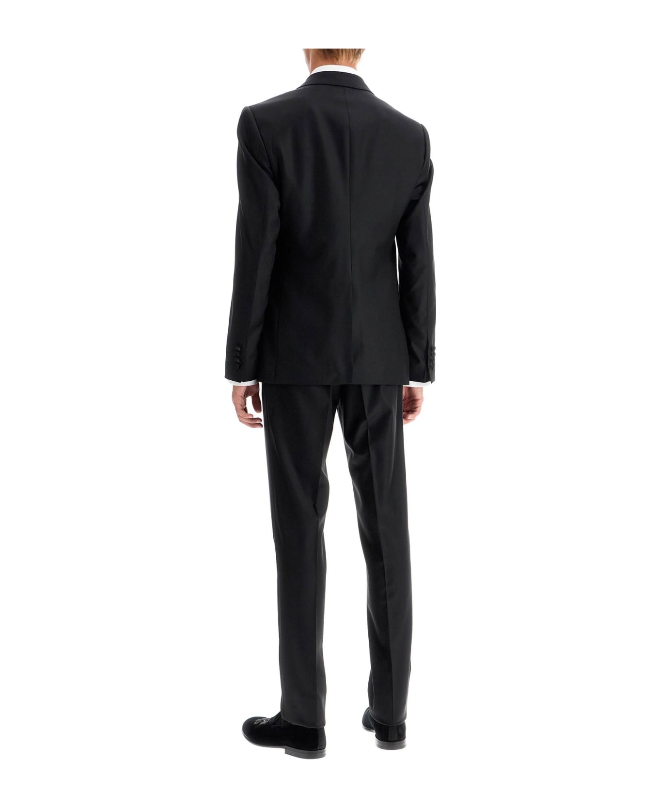 Dolce 
Gabbana Black Wool Blend Suit - NERO