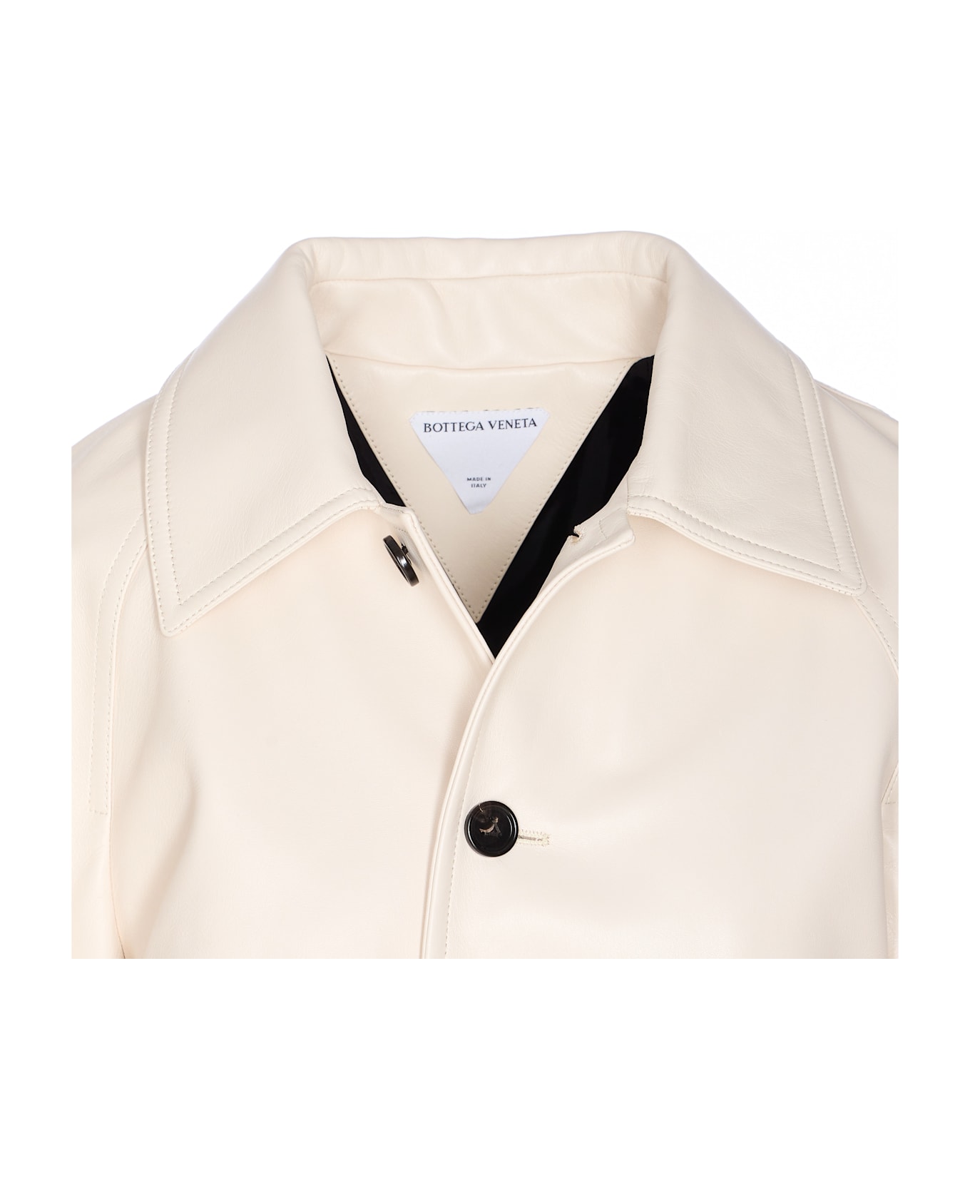Bottega Veneta Leather Jacket - White