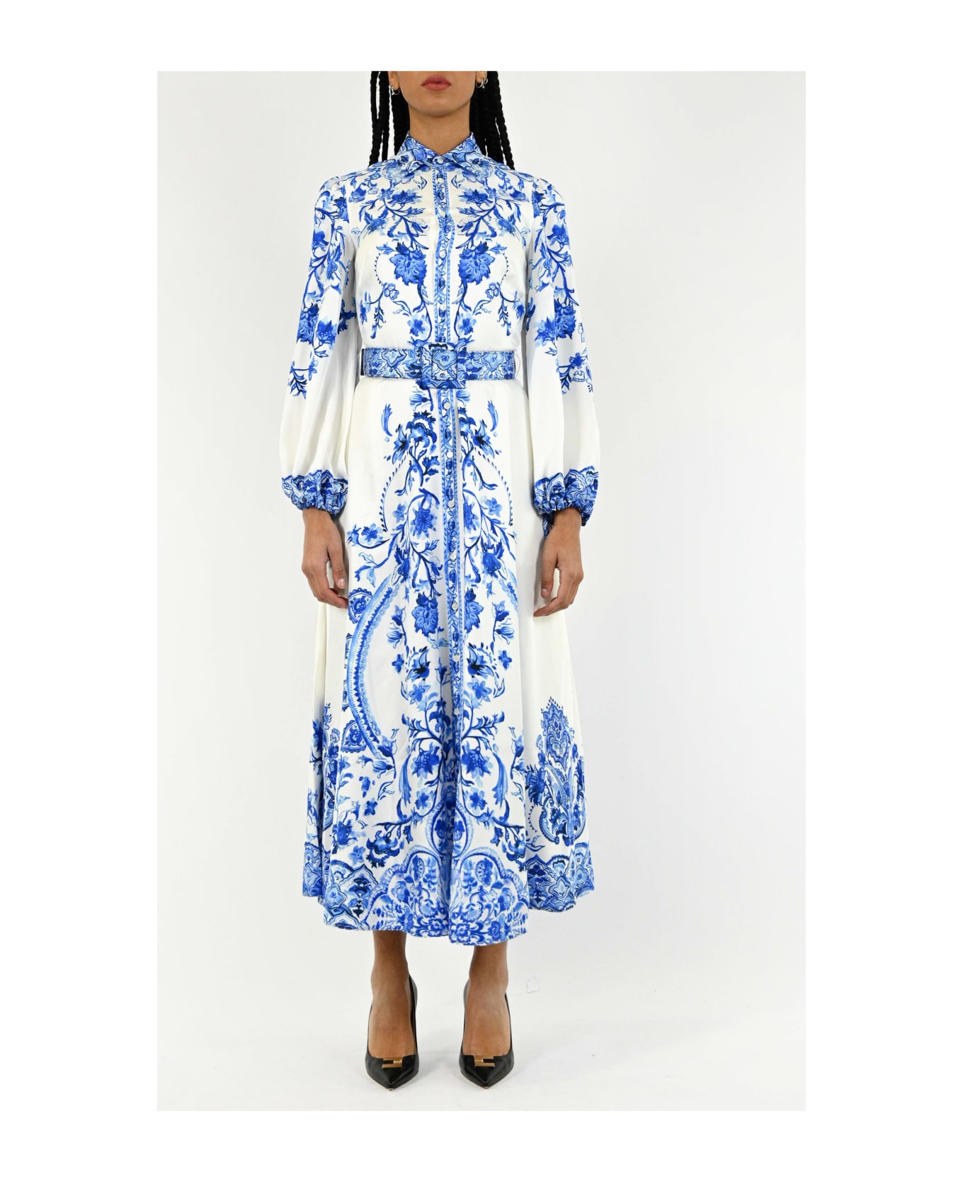 Polo Ralph Lauren Long Dress With Paisley Print - Multi